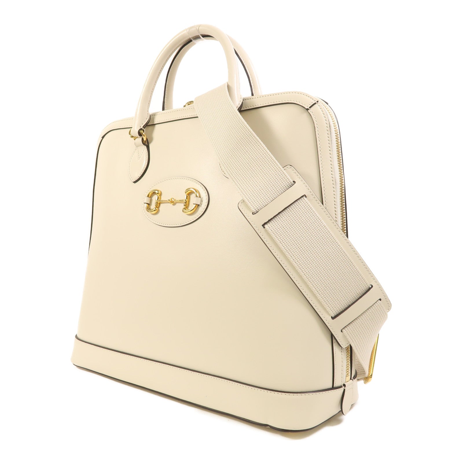 GUCCI 牛皮皮革1955 Horsebit金扣手挽肩背兩用袋