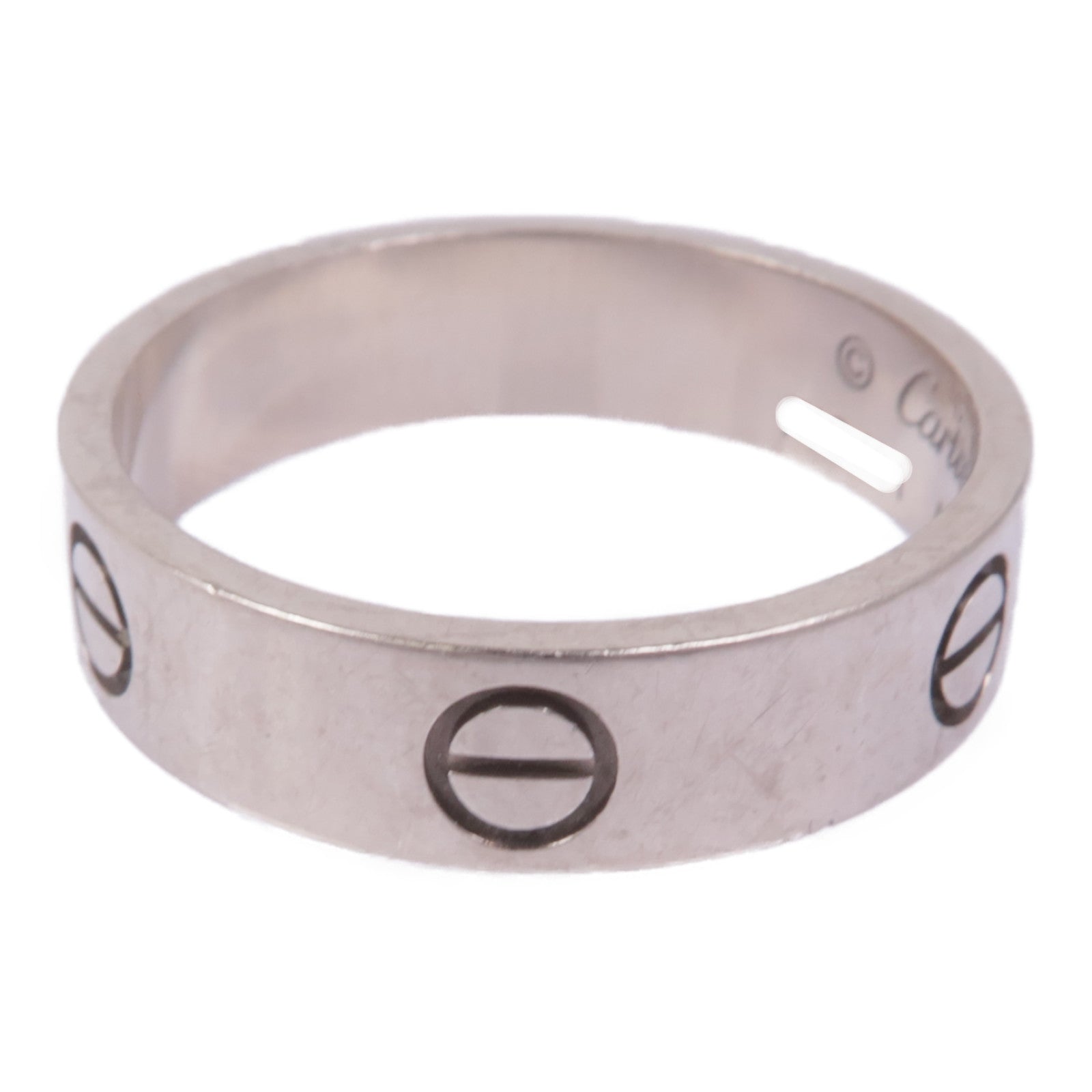CARTIER 18K白金Love Ring戒指Cartier#62/US#9.75