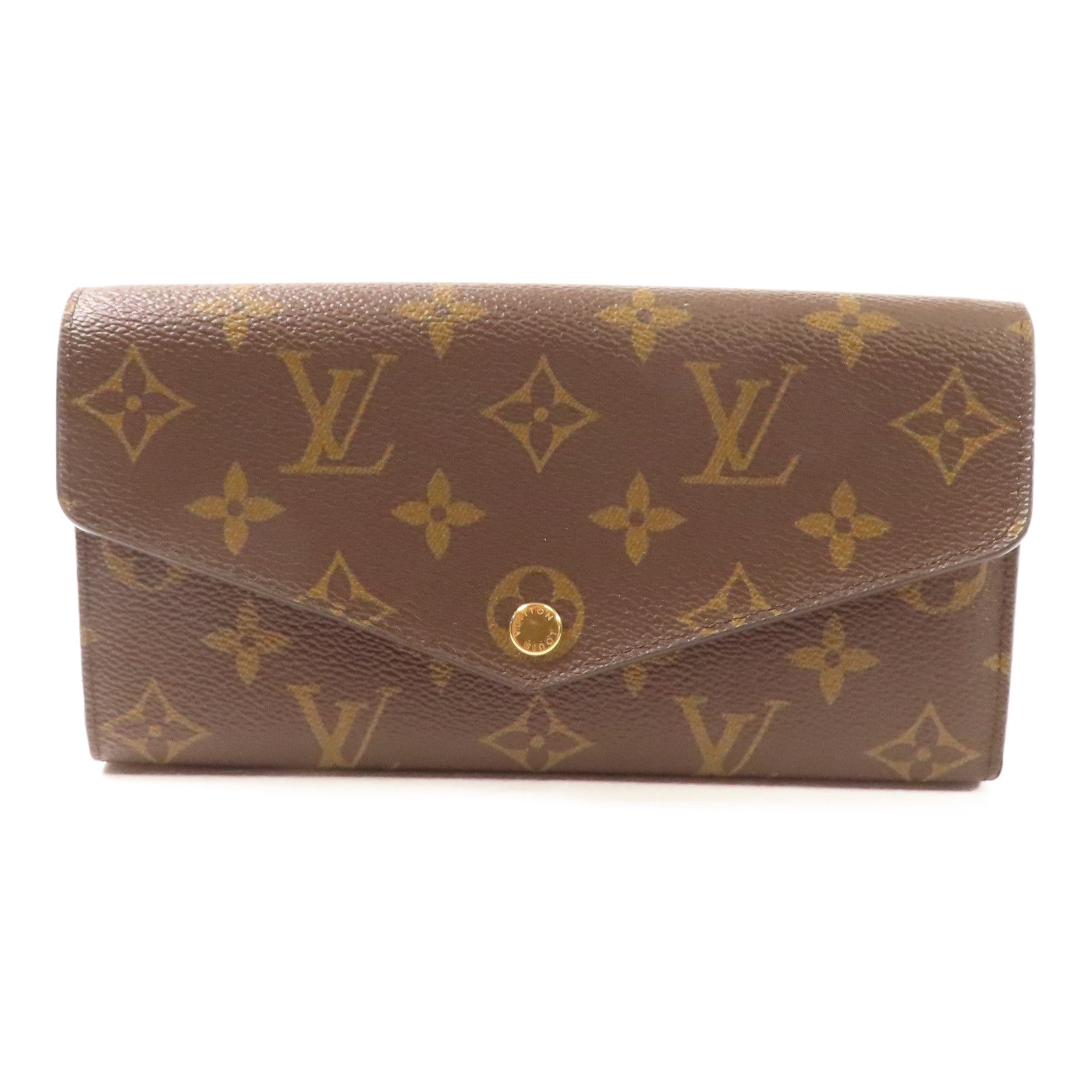 LOUIS VUITTON Monogram Long Wallet金扣長錢包