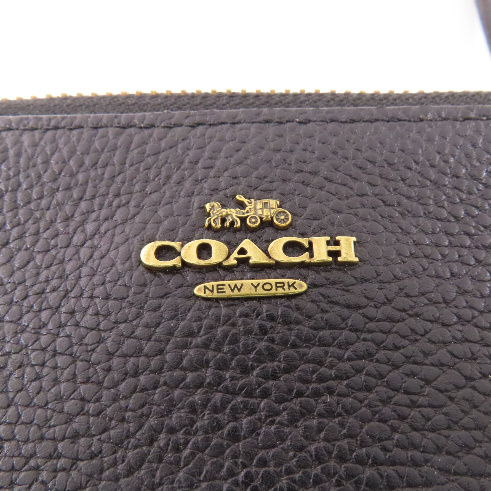 COACH 牛皮皮革Shoulder Bag金扣肩背袋
