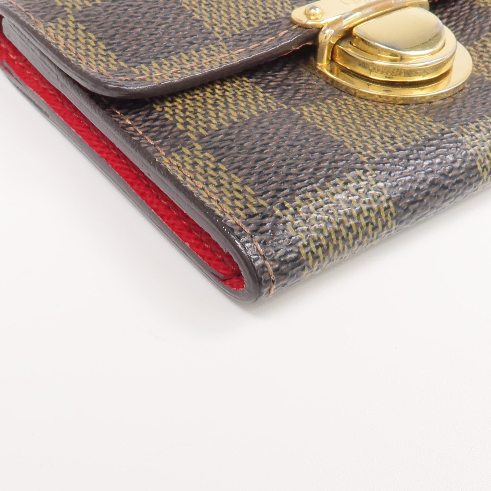 LOUIS VUITTON Damier Koala Card Case金扣零錢包/卡片套