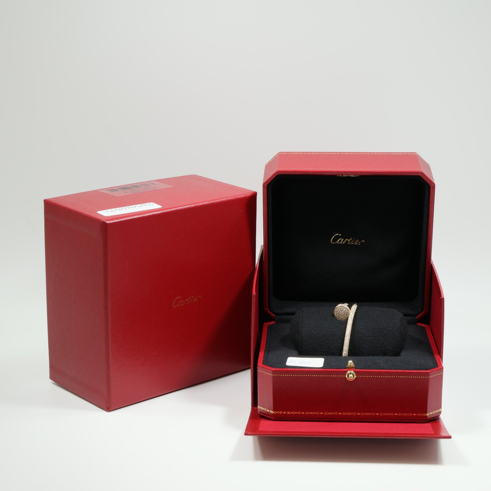 CARTIER 18K黃金Just Ankle Diamond Bracelet鑽石手鐲