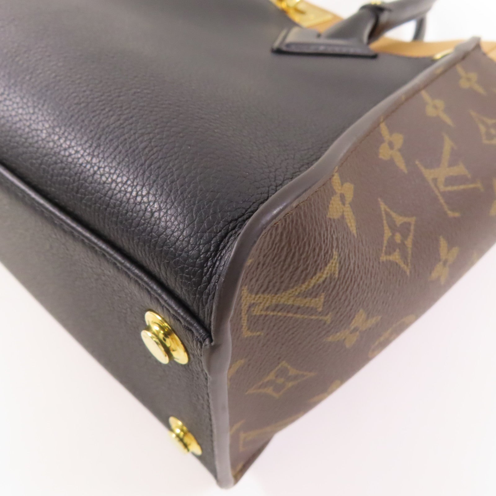 LOUIS VUITTON LV GHW On My Side MM 2 Way Shoulder Bag M53823 Monogram Calfskin