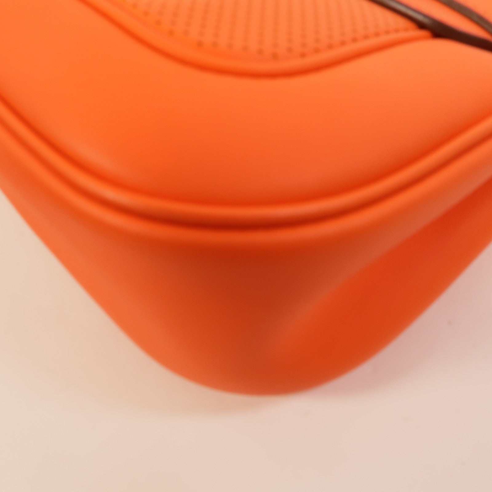 HERMES Swift皮革Berline Mini肩背袋Feu