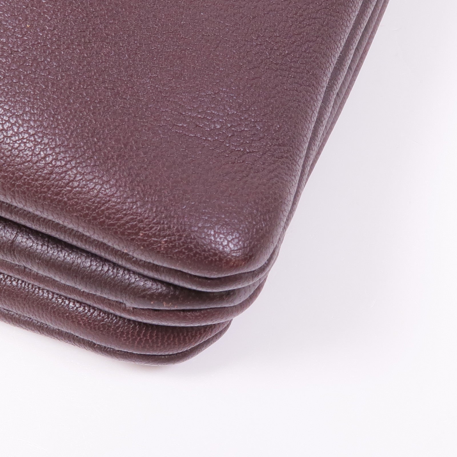 CELINE 皮革Trio金扣肩背袋