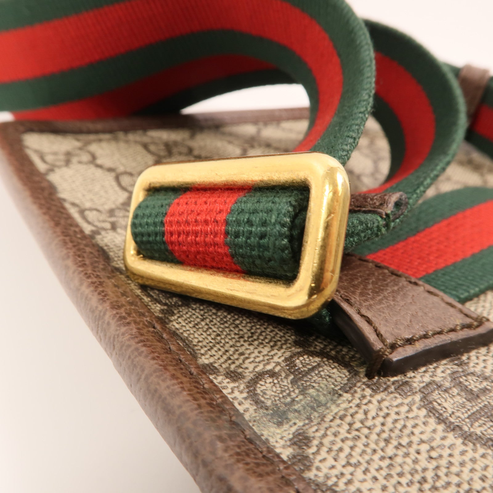 GUCCI 塗層帆布Neo Vintage GG Supreme金扣腰包