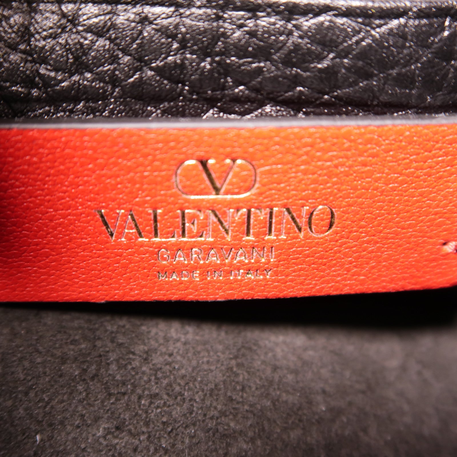 Valentino 牛皮皮革Rockstud 金扣手挽肩背兩用袋