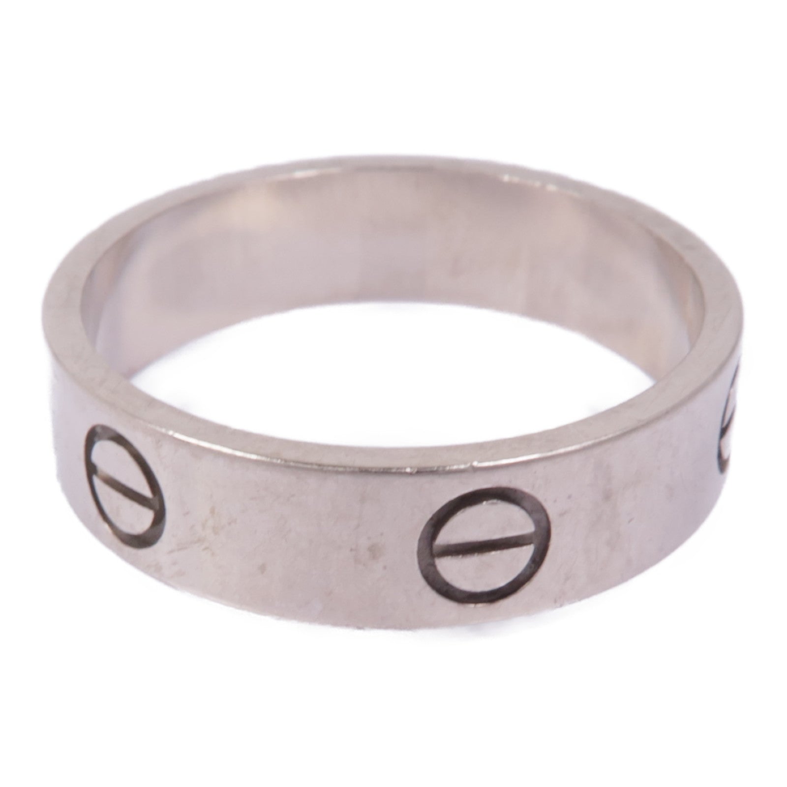 CARTIER 18K白金Love Ring戒指Cartier#62/US#9.75