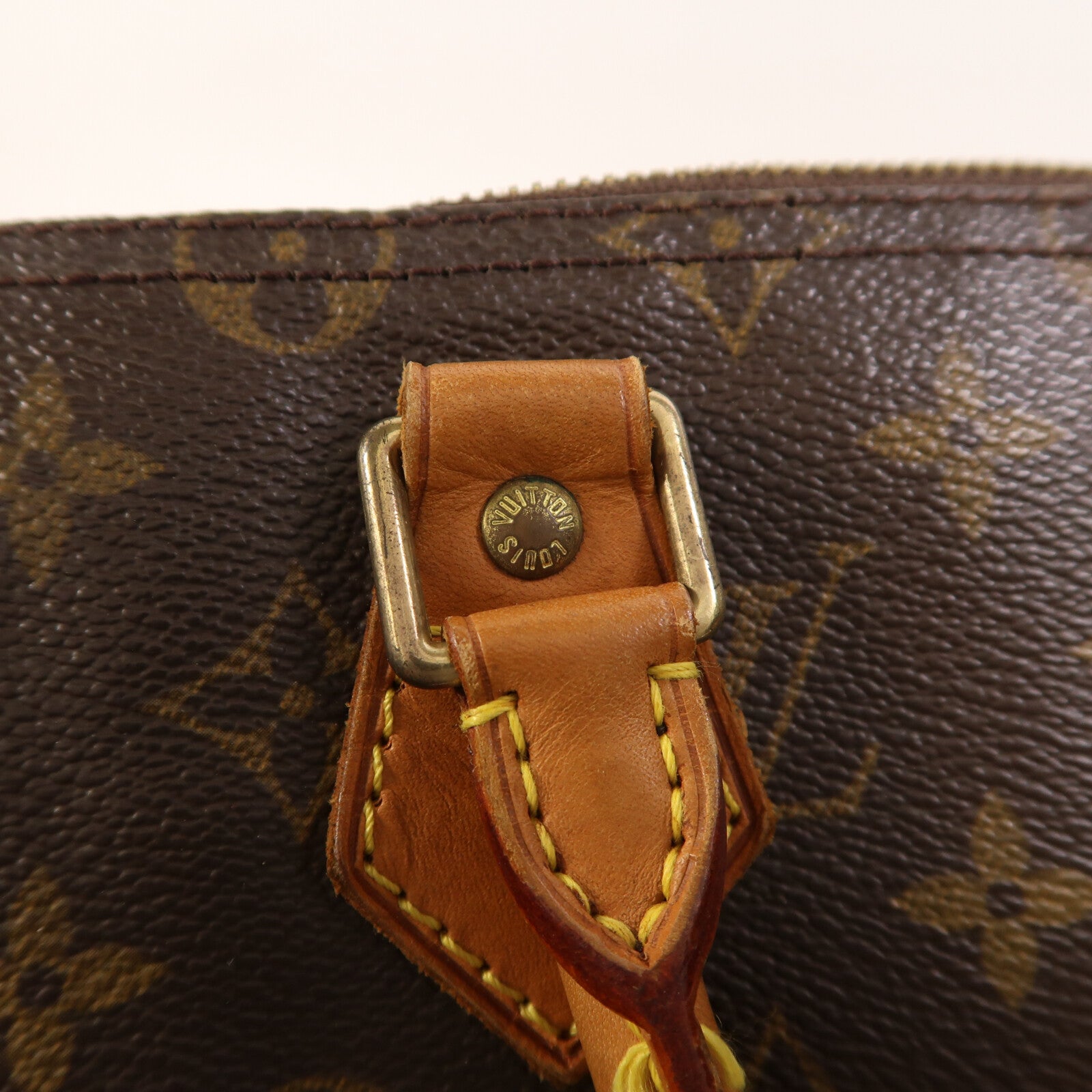 LOUIS VUITTON Monogram Speedy 35金扣手挽袋