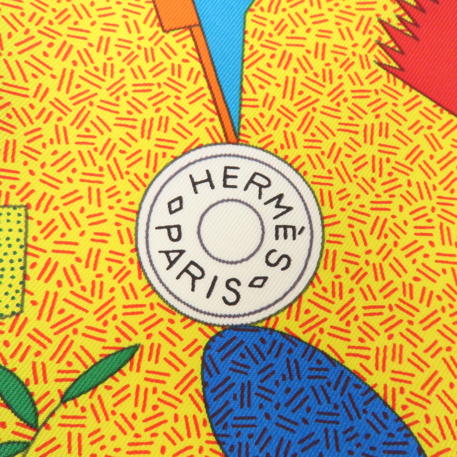 HERMES 絲質Scarf絲巾白色/粉紅色/彩色