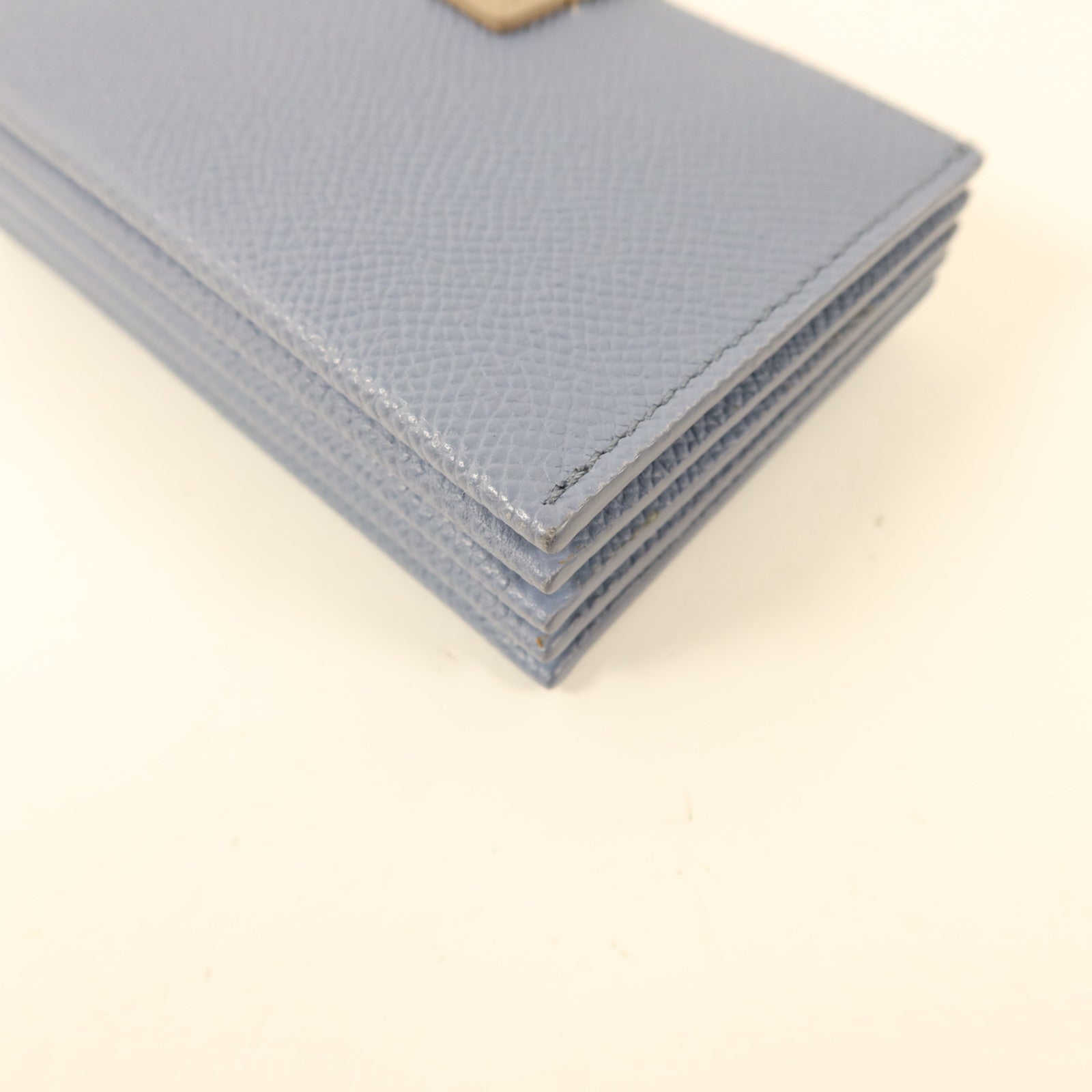 CELINE 牛皮皮革Card Case銀扣卡片套