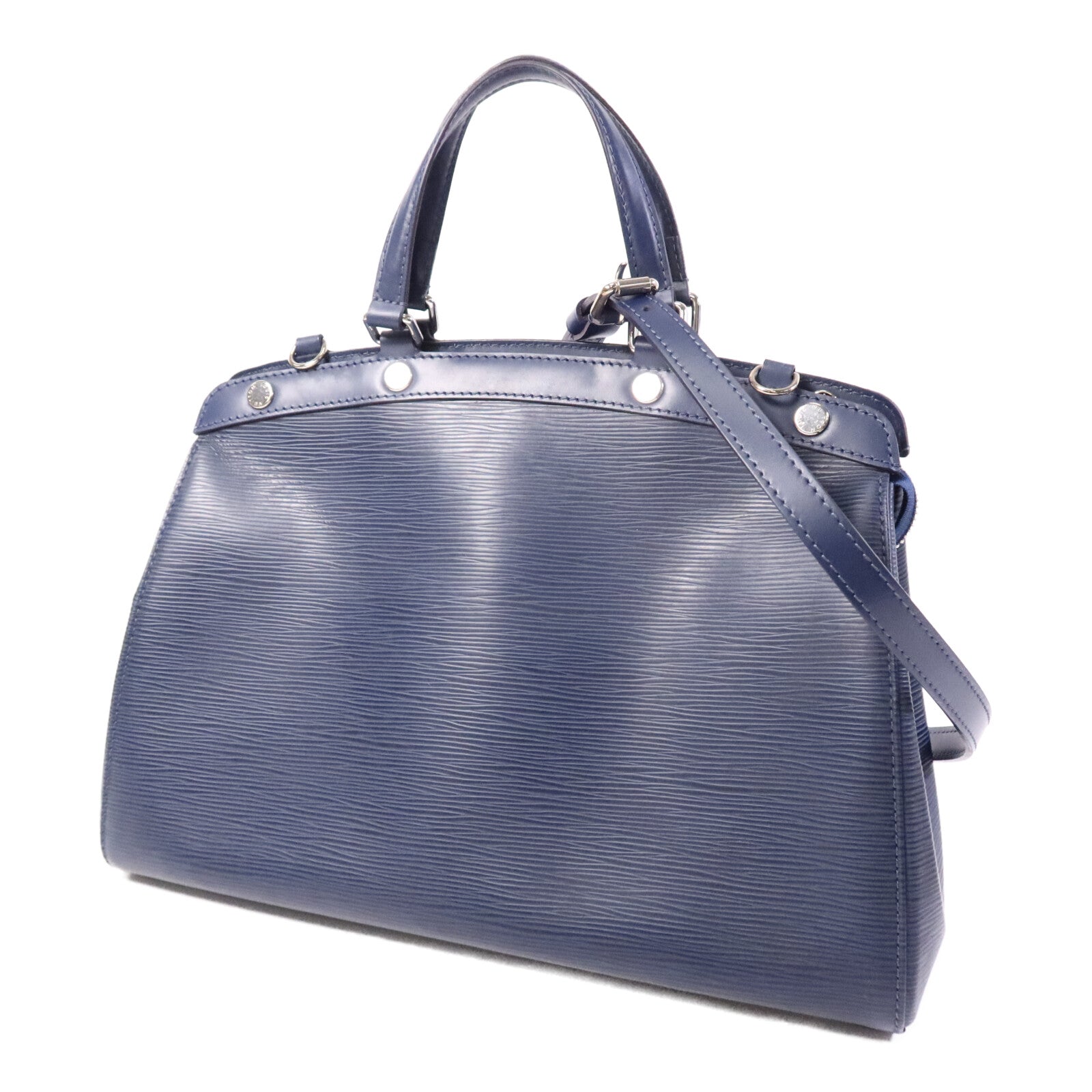 LOUIS VUITTON Epi Brea MM銀扣手挽肩背兩用袋