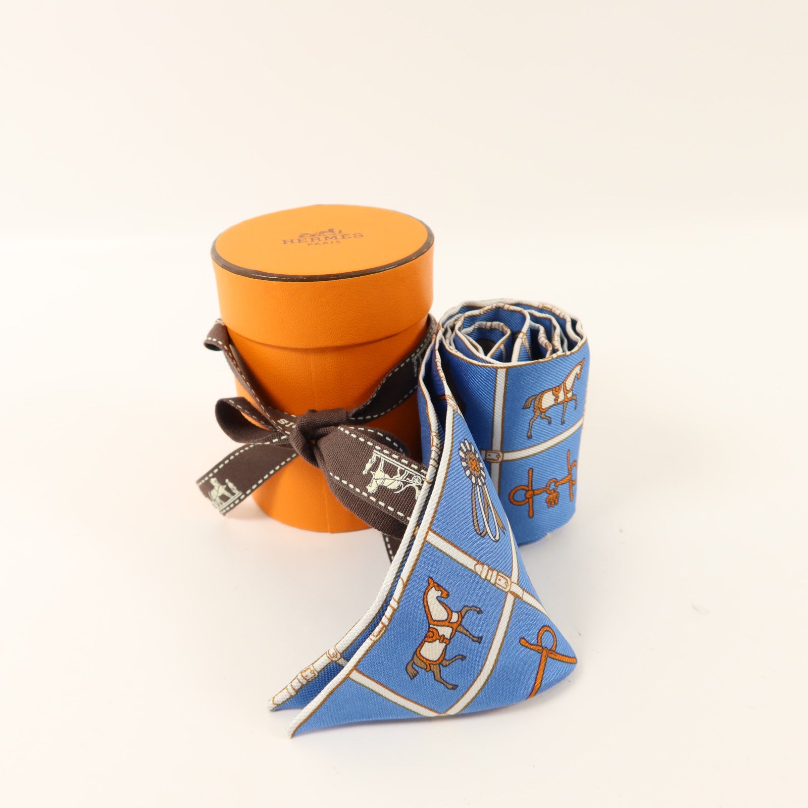 HERMES 絲質Twilly絲巾