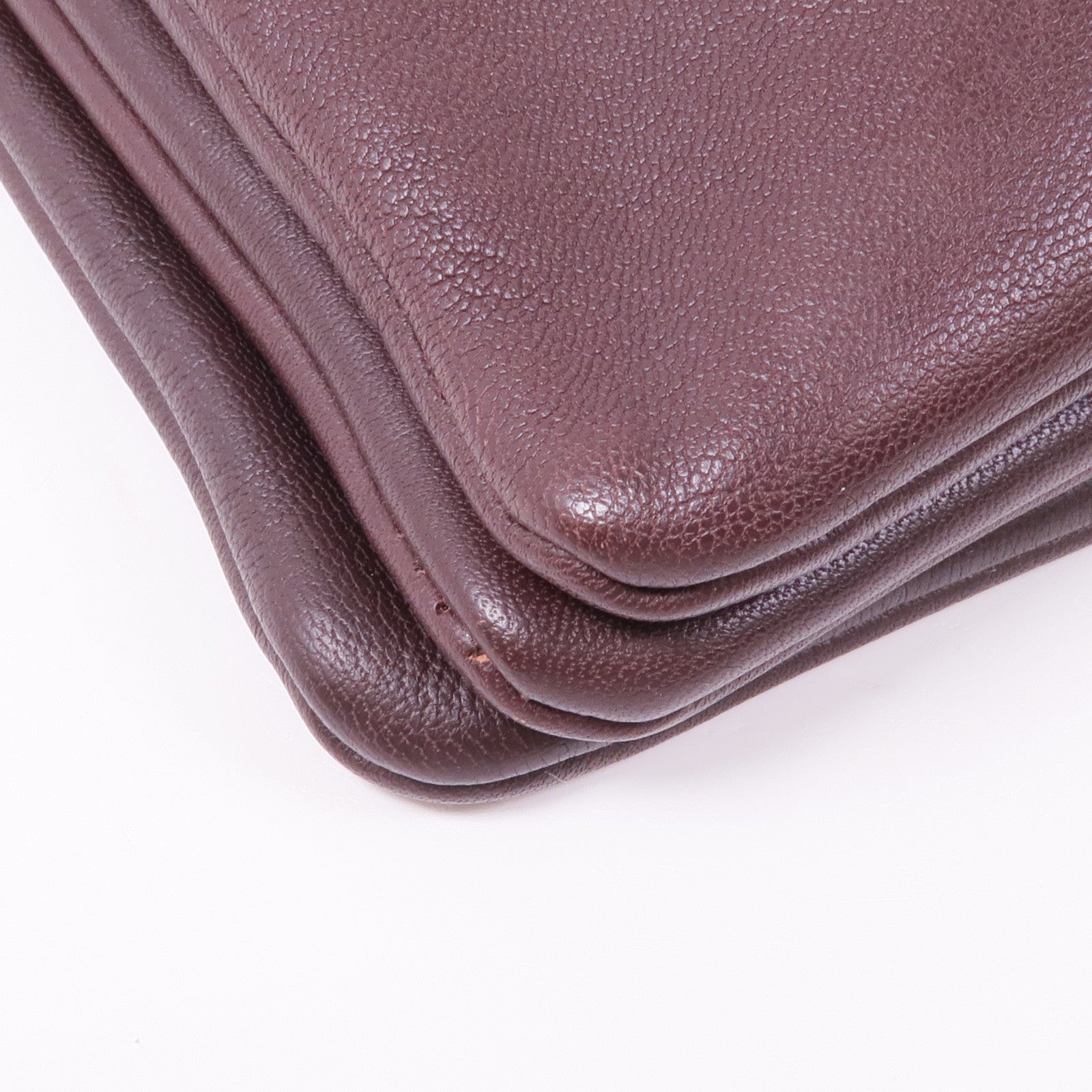 CELINE 皮革Trio金扣肩背袋