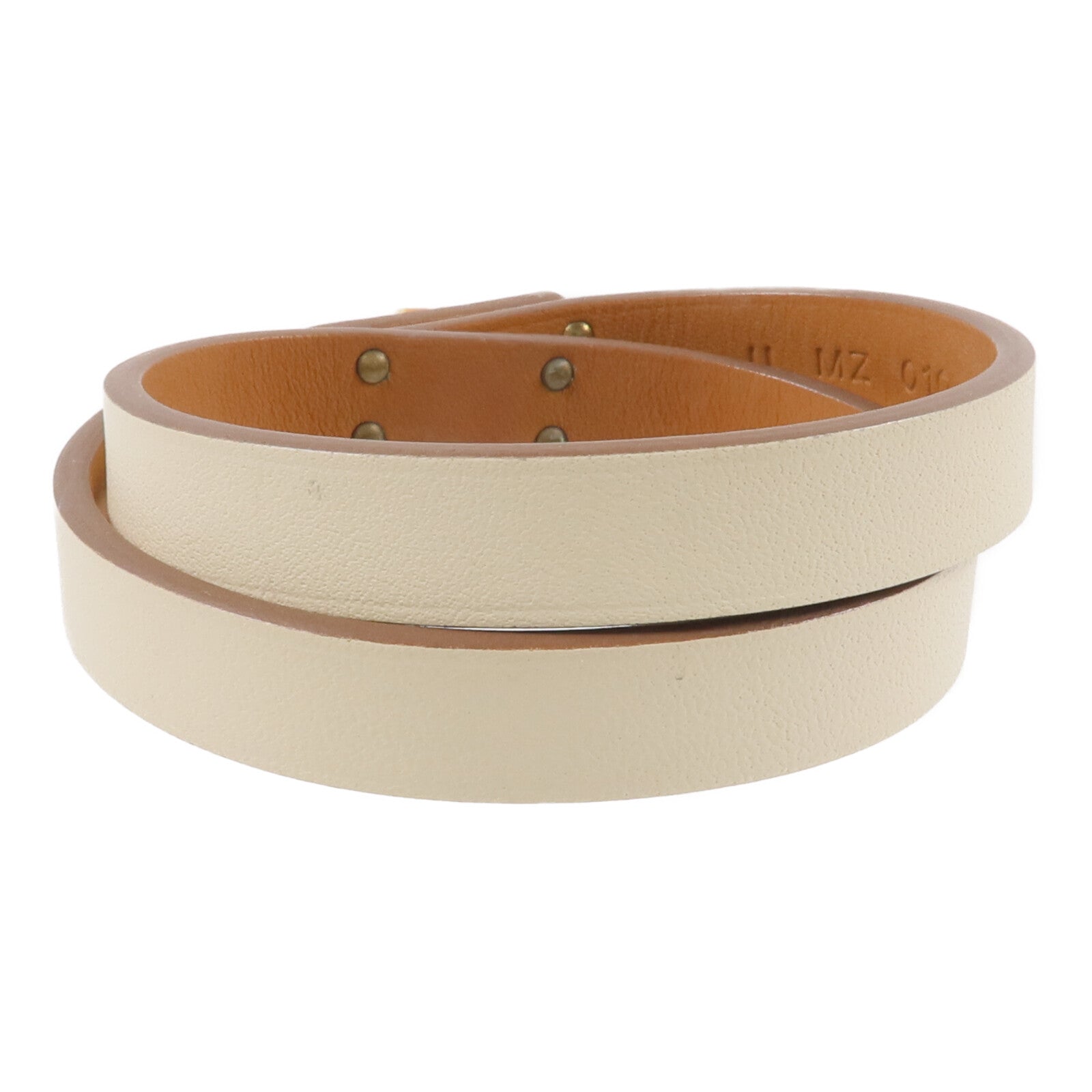 HERMES 【激減優惠】Swift皮革Mini Kelly Double Tour Bracelet手帶Nata