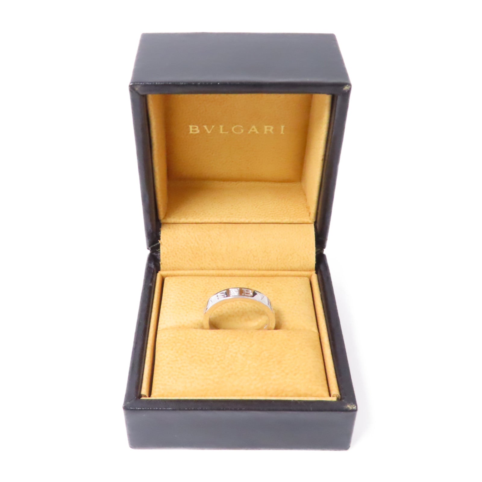 BVLGARI 18K白金/鑽石B.Zero1 Essential Diamond Ring戒指US#6.75