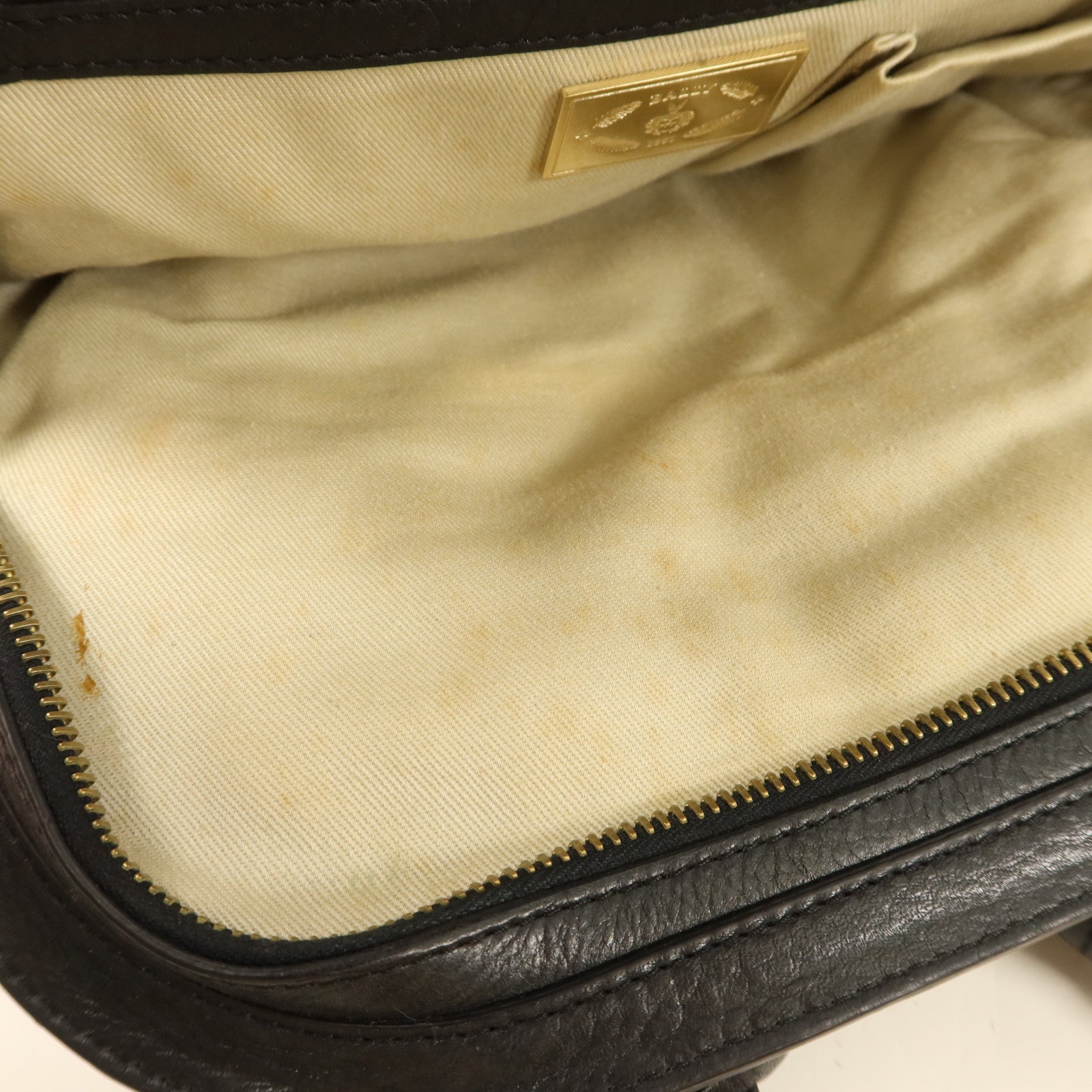 BALLY 牛皮皮革Handbag金扣手挽袋