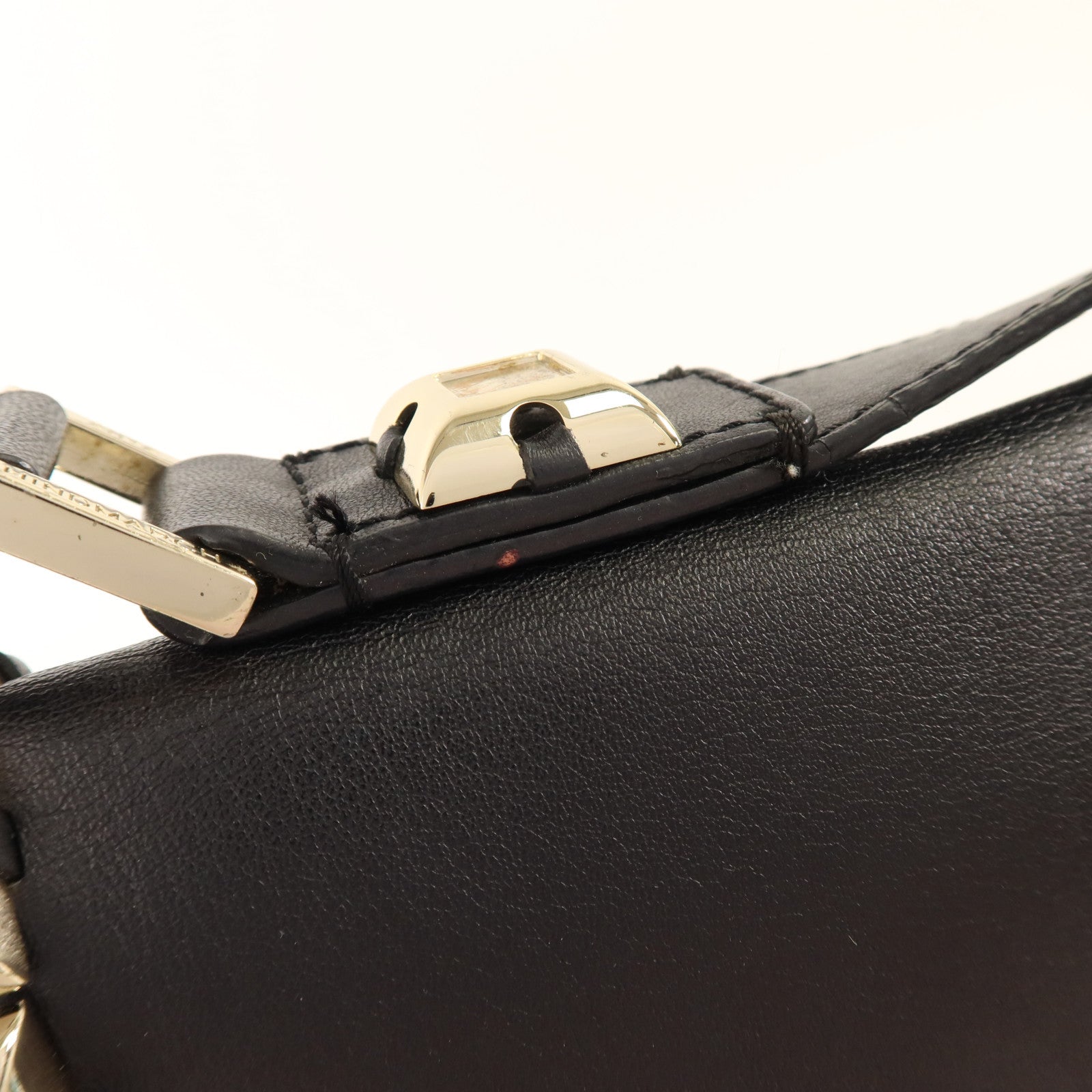 ANYA HINDMARCH 牛皮皮革Shoulder Bag金扣肩背袋