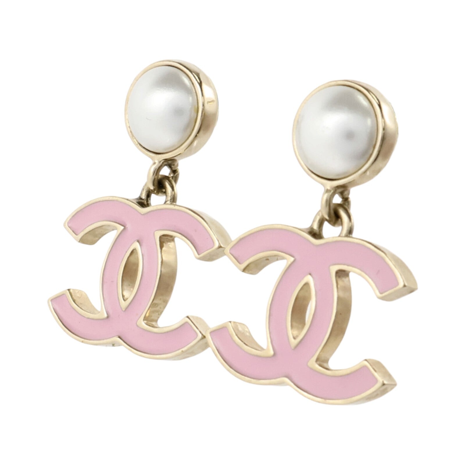 CHANEL 金屬/琺瑯/PVC Earrings耳環