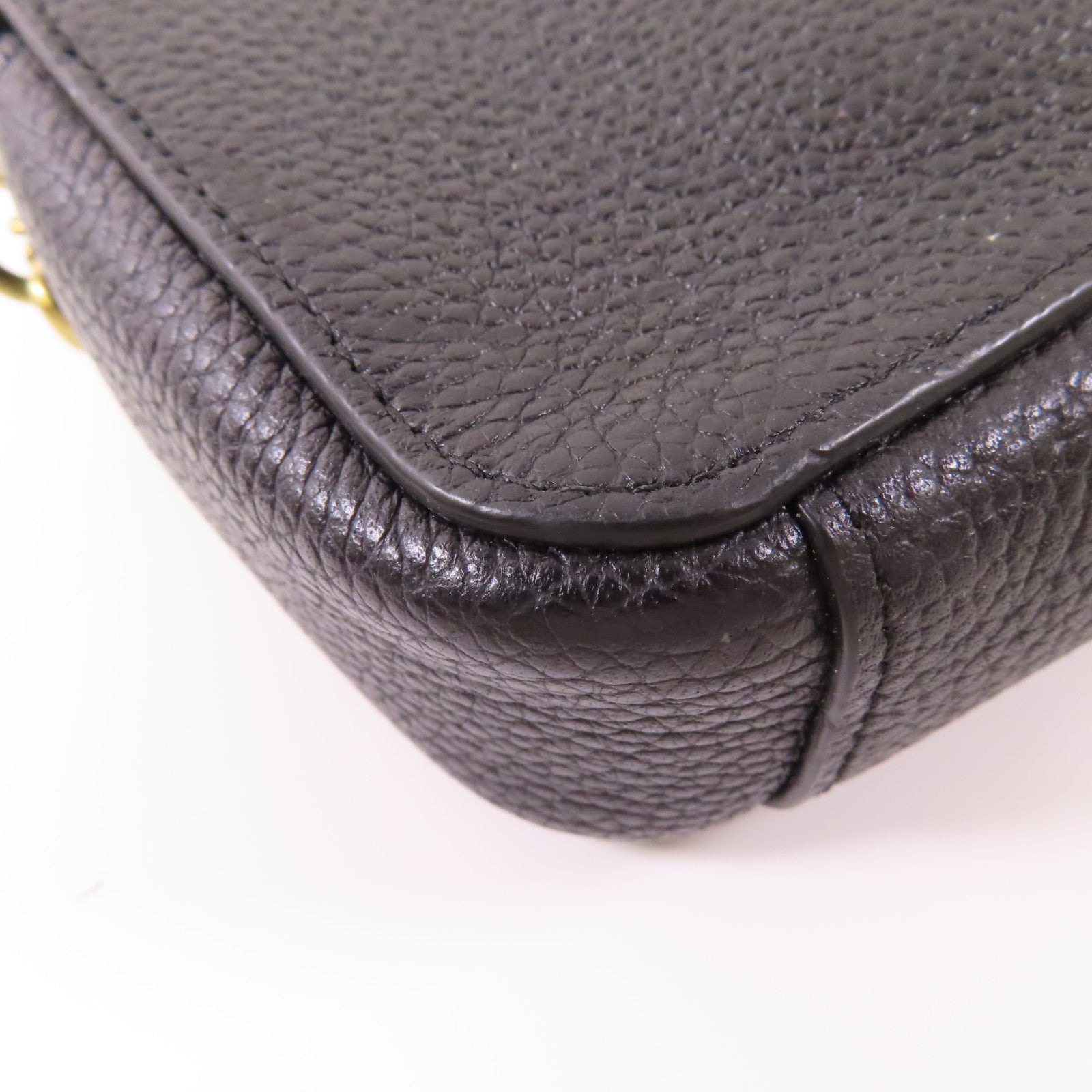 COACH 牛皮皮革Shoulder Bag金扣肩背袋