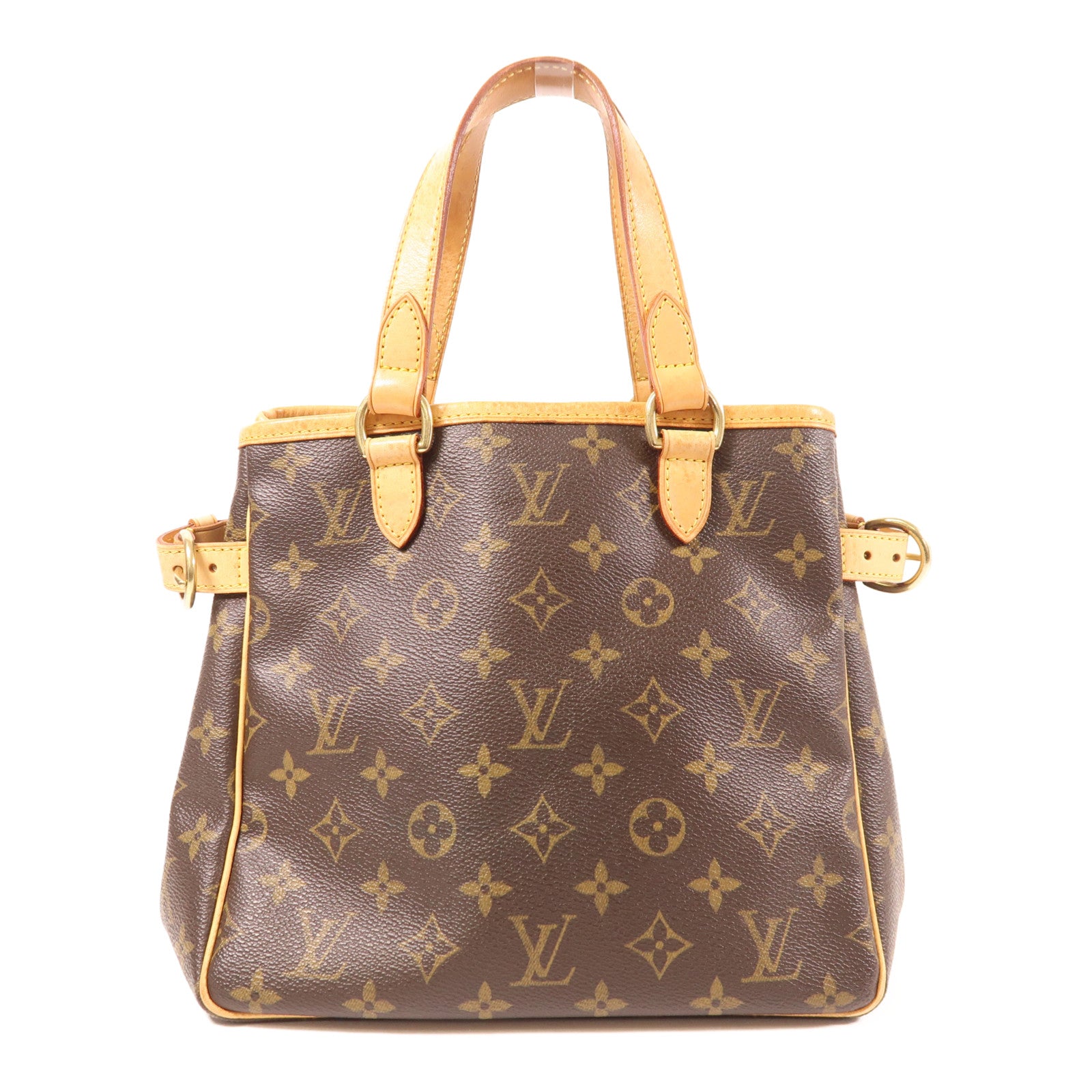 LOUIS VUITTON Monogram Batignolles金扣手挽袋