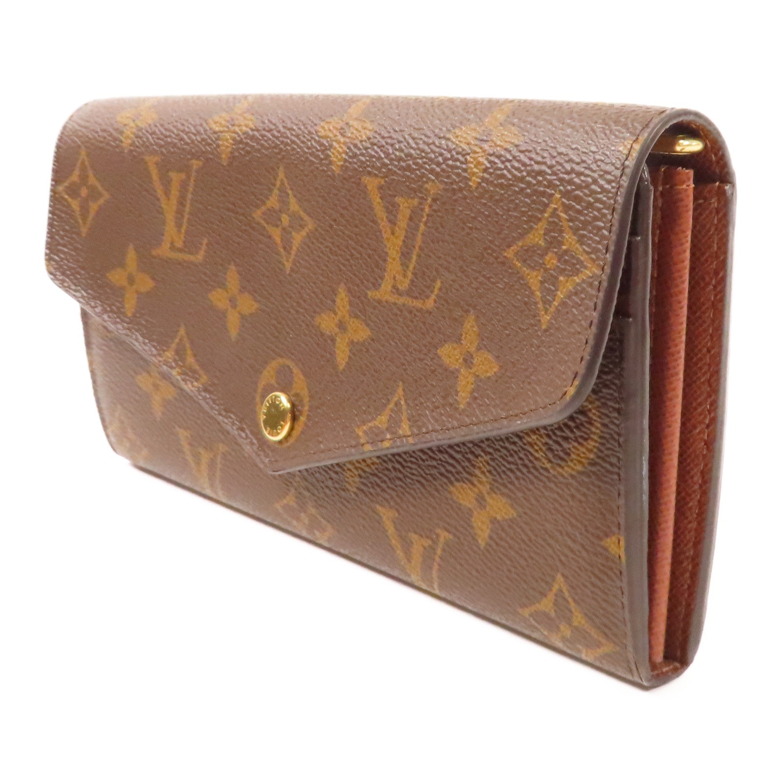 LOUIS VUITTON Monogram Long Wallet金扣長錢包
