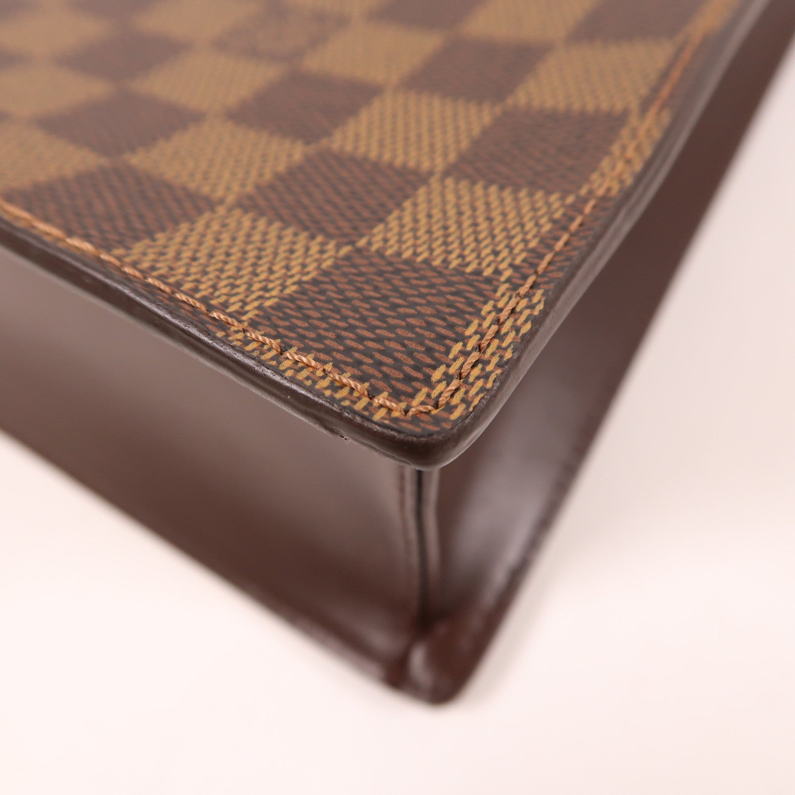 LOUIS VUITTON 【激減優惠】Damier Ebene Venice金扣手挽袋