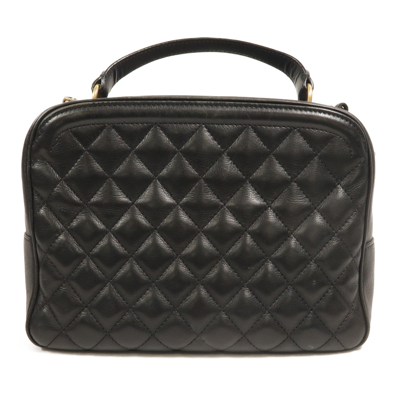CHANEL 牛皮皮革Shoulder Bag鏈帶手挽肩背兩用袋