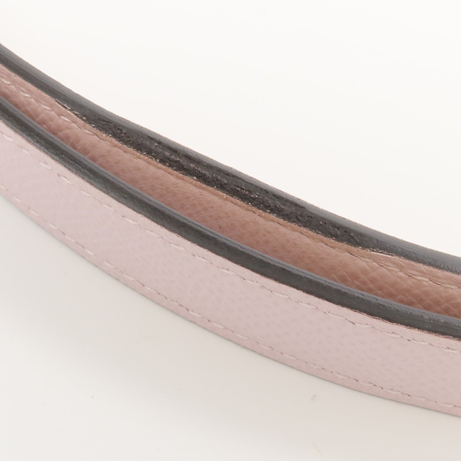 HERMES Epsom皮革Kelly Belt皮帶Mauve Pale