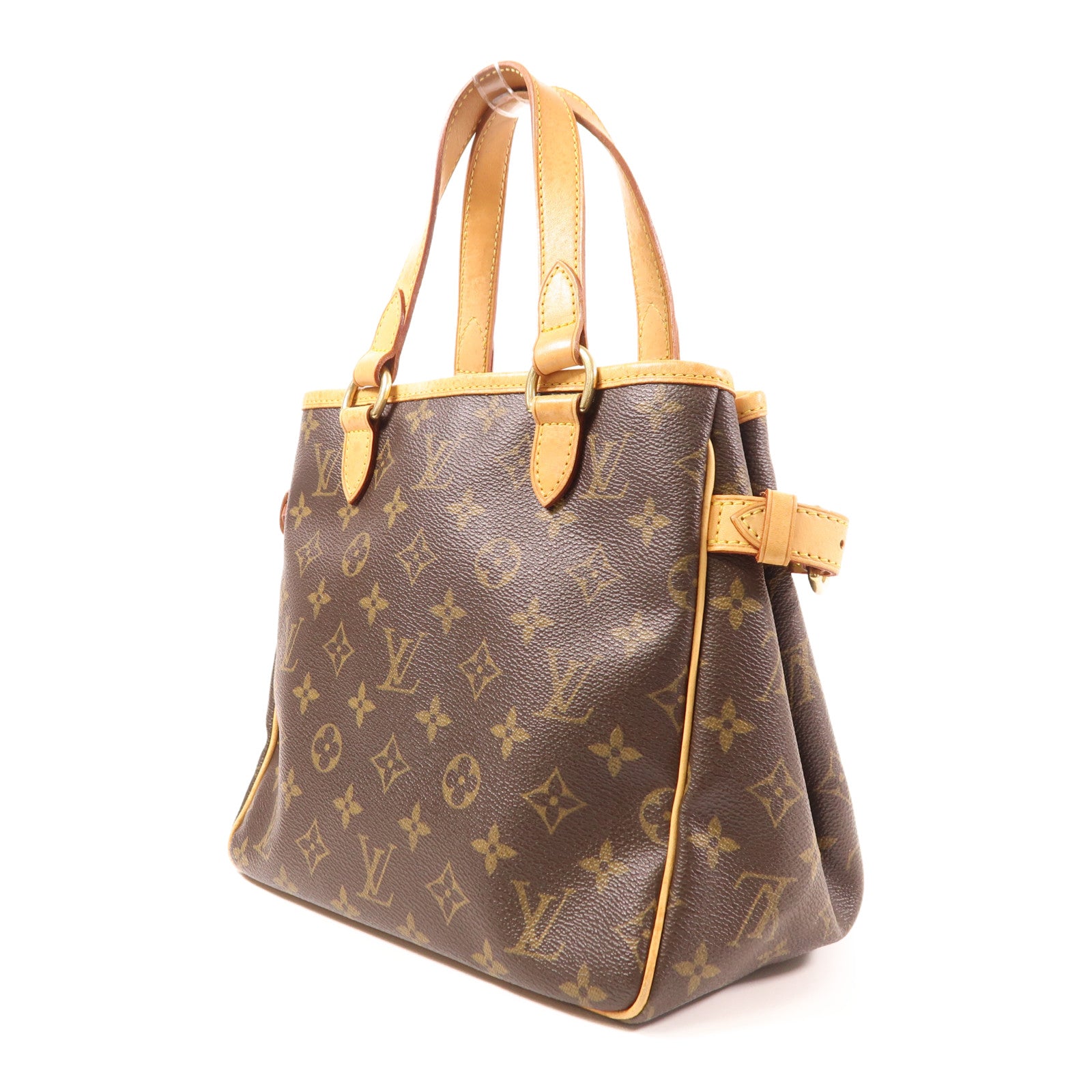 LOUIS VUITTON Monogram Batignolles金扣手挽袋