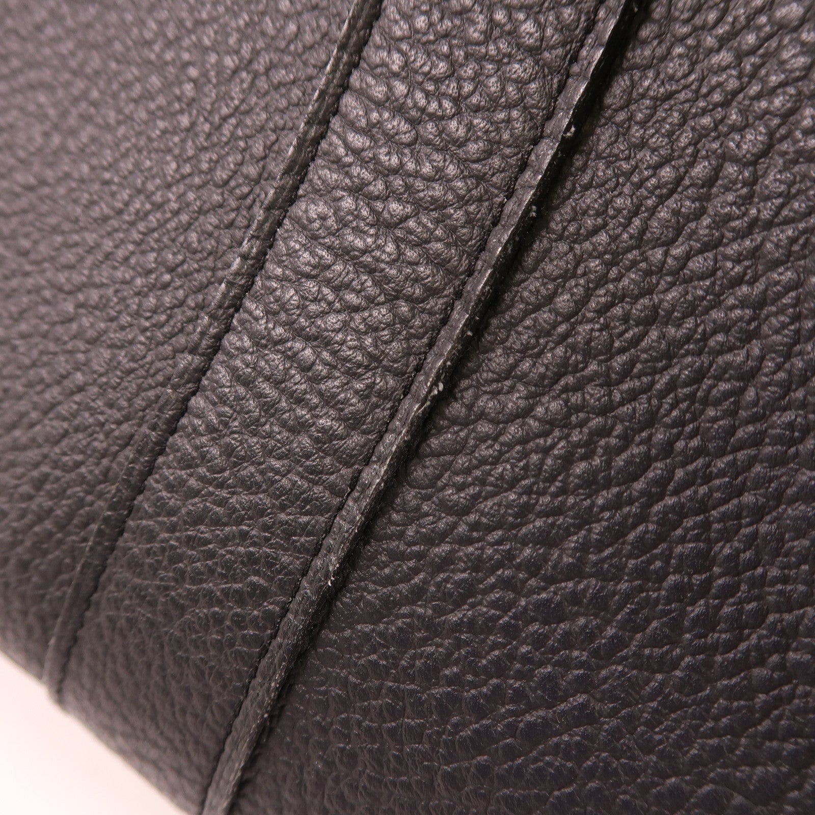 HERMES Country皮革Garden Party 36銀扣肩背袋Noir