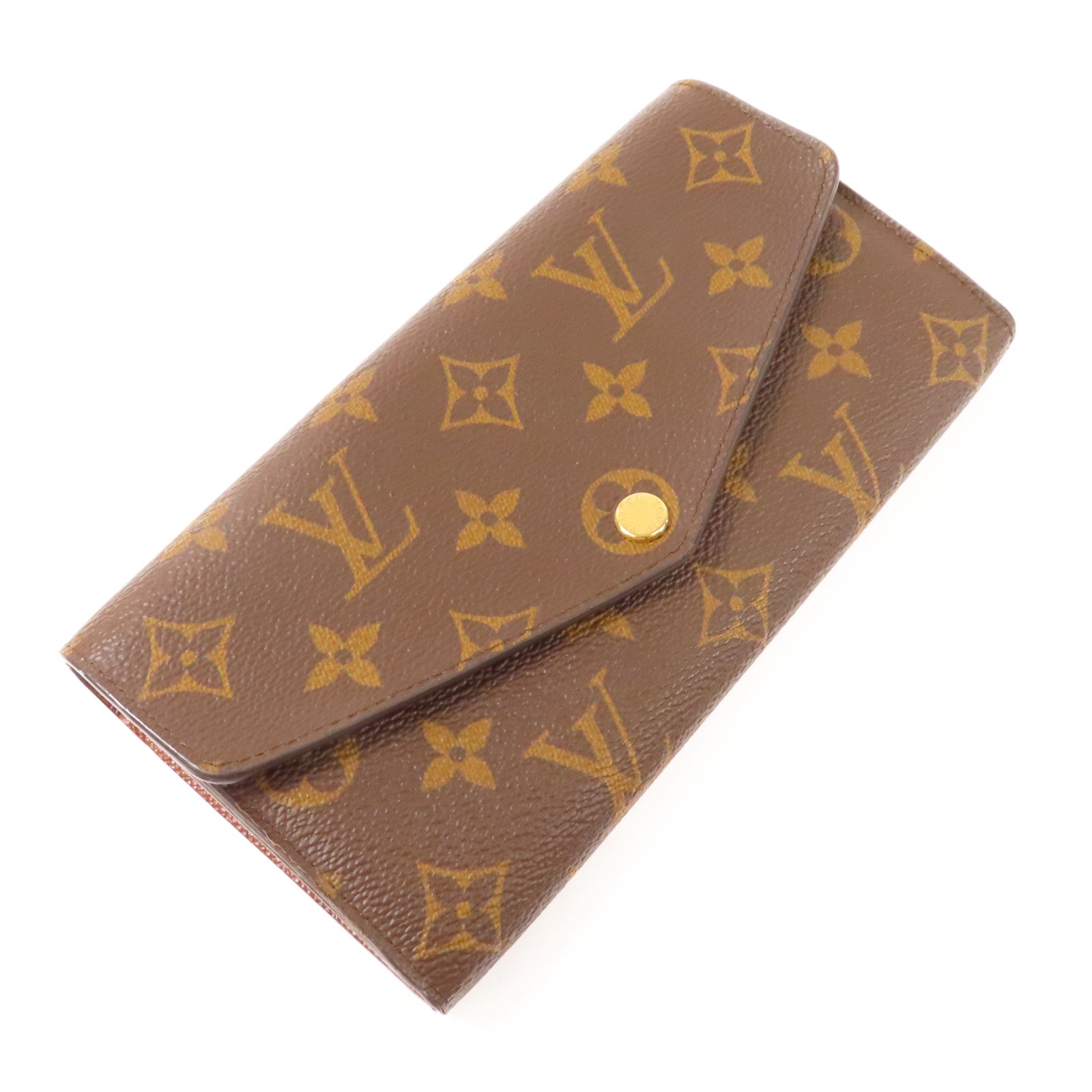 LOUIS VUITTON Monogram Long Wallet金扣長錢包