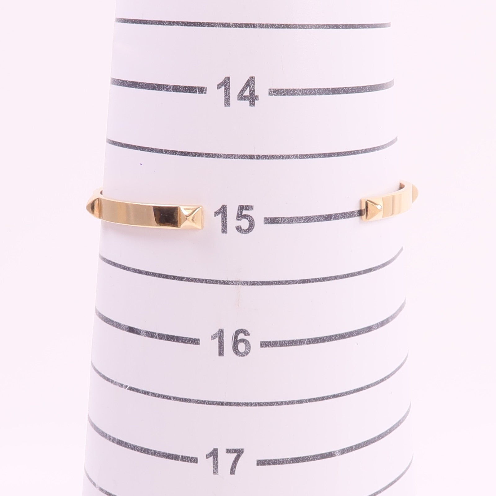 HERMES 18K玫瑰金Mini Clous Bracelet手鐲
