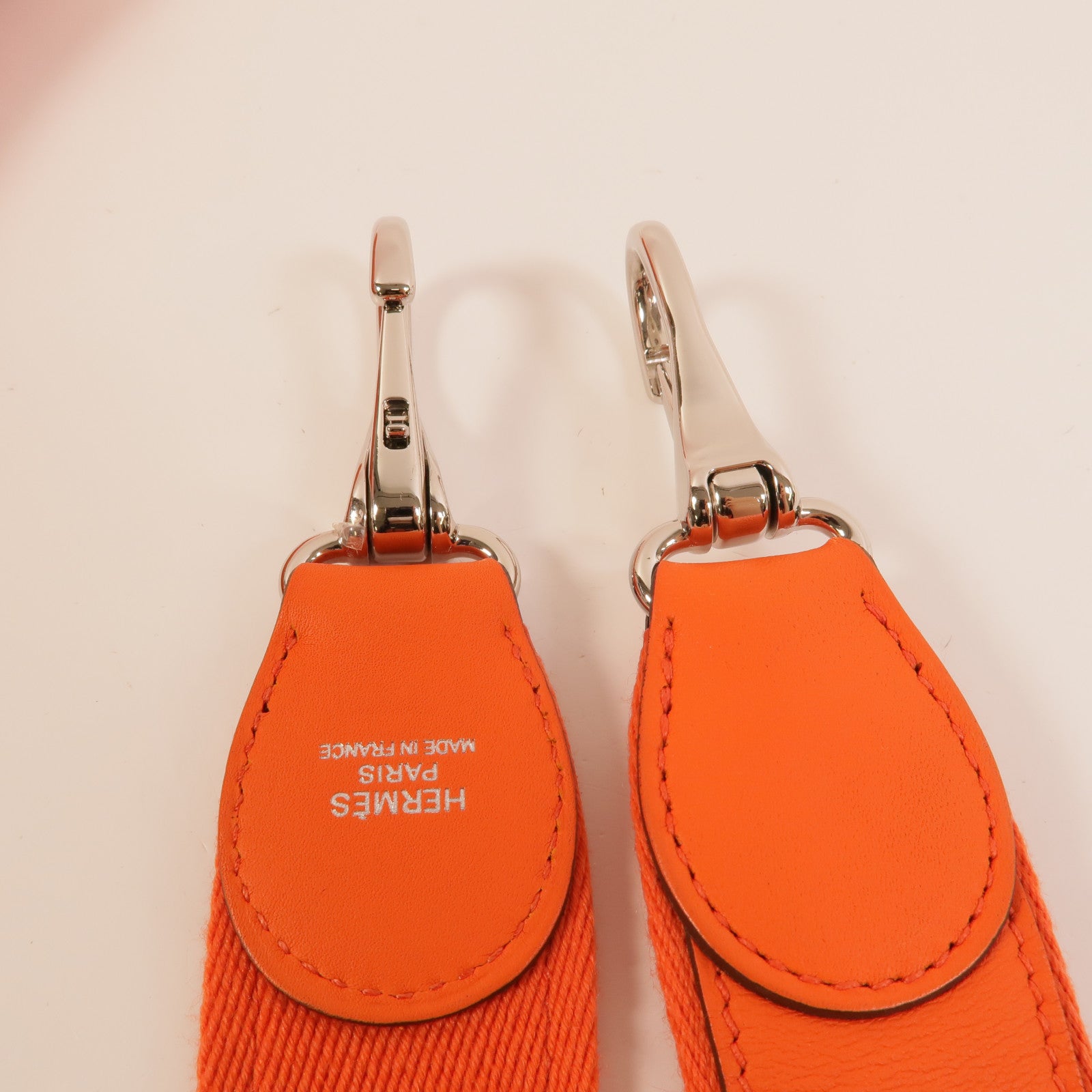 HERMES Swift皮革Berline Mini肩背袋Feu