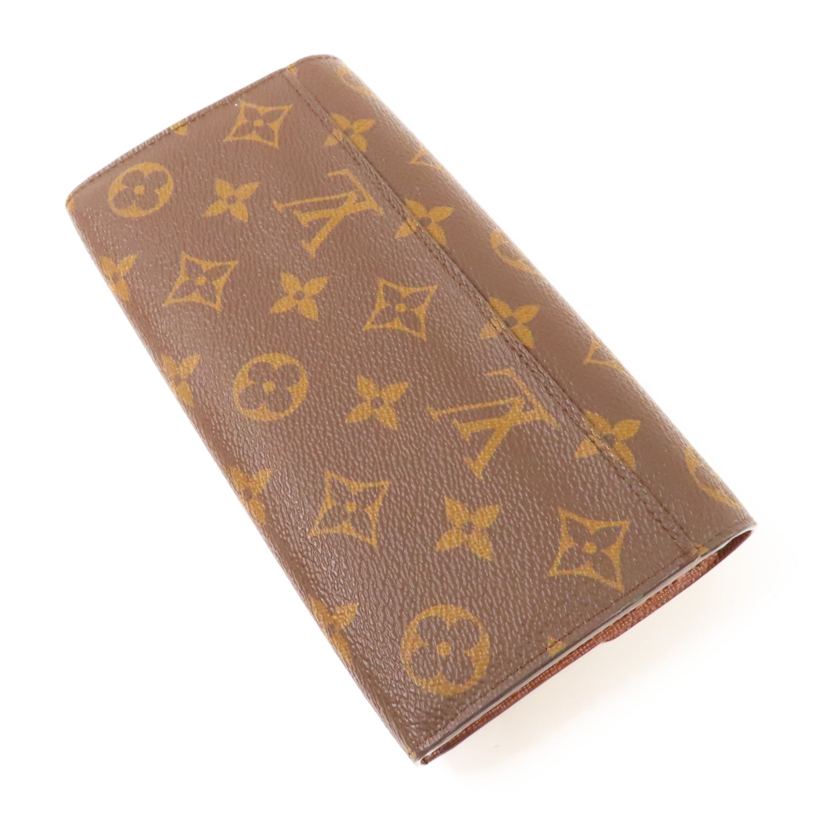 LOUIS VUITTON Monogram Long Wallet金扣長錢包
