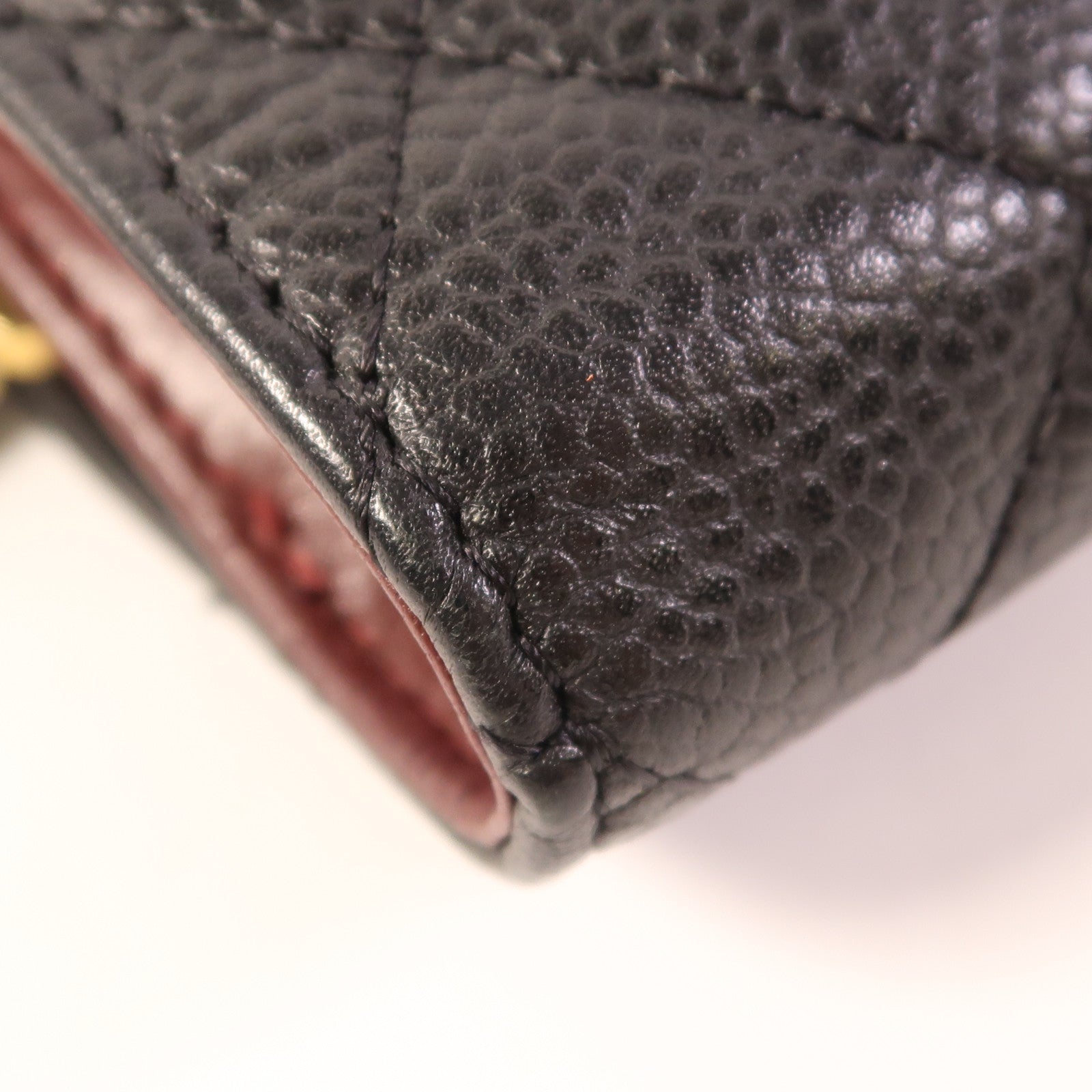 CHANEL 牛皮皮革Wallet金扣錢包