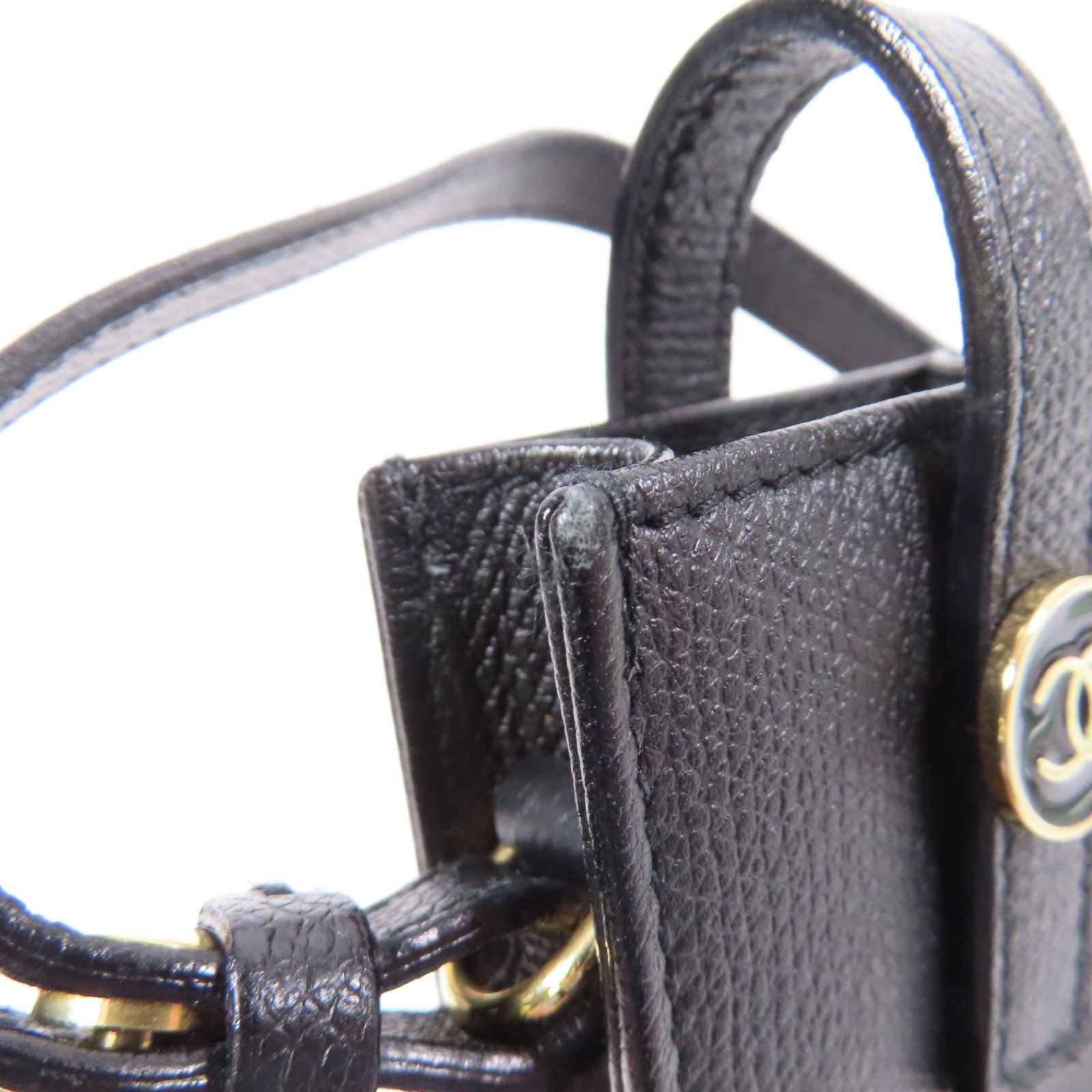 CHANEL 牛皮皮革Cigarette Case金扣肩背袋