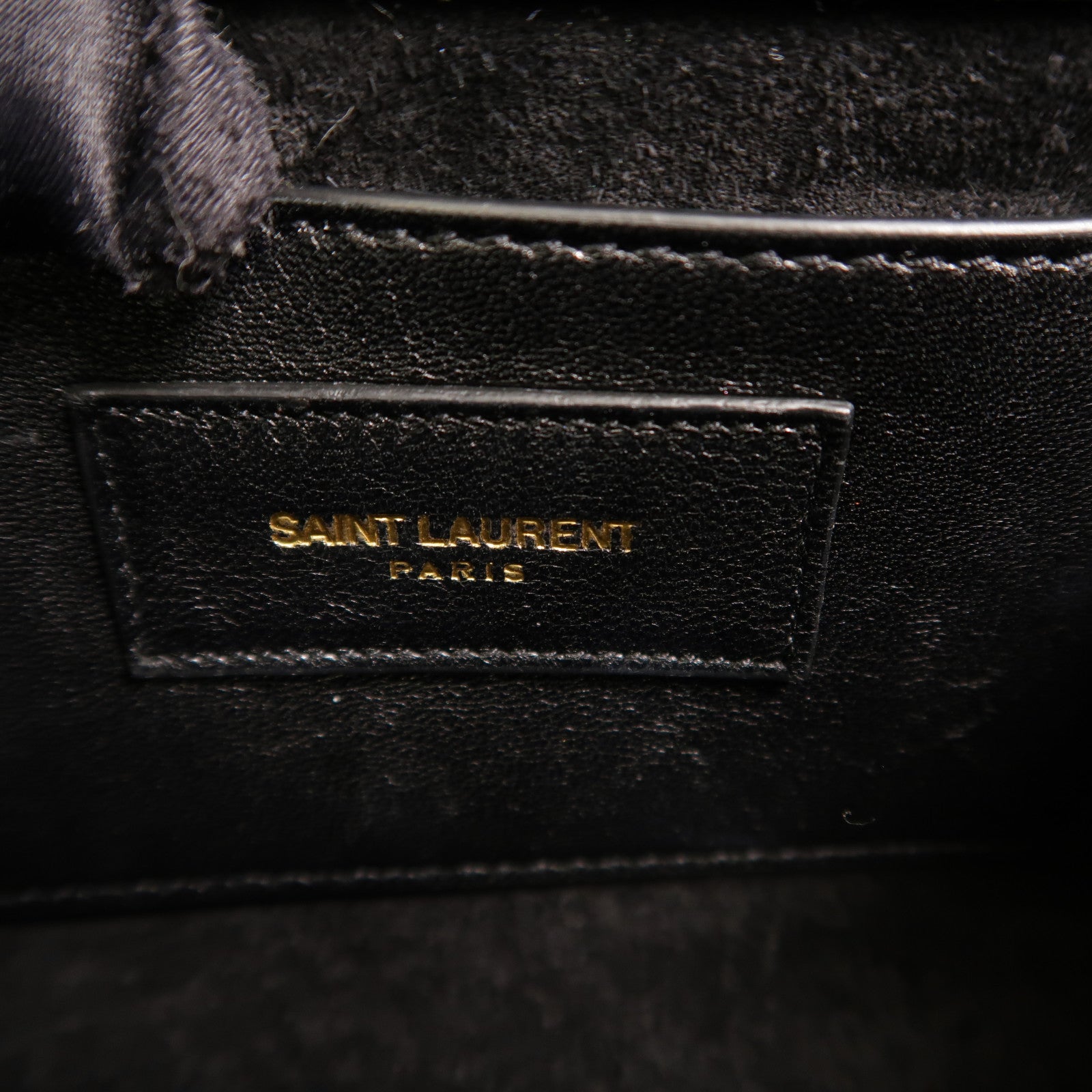 SAINT LAURENT 漆皮皮革Kate Small鏈帶肩背袋