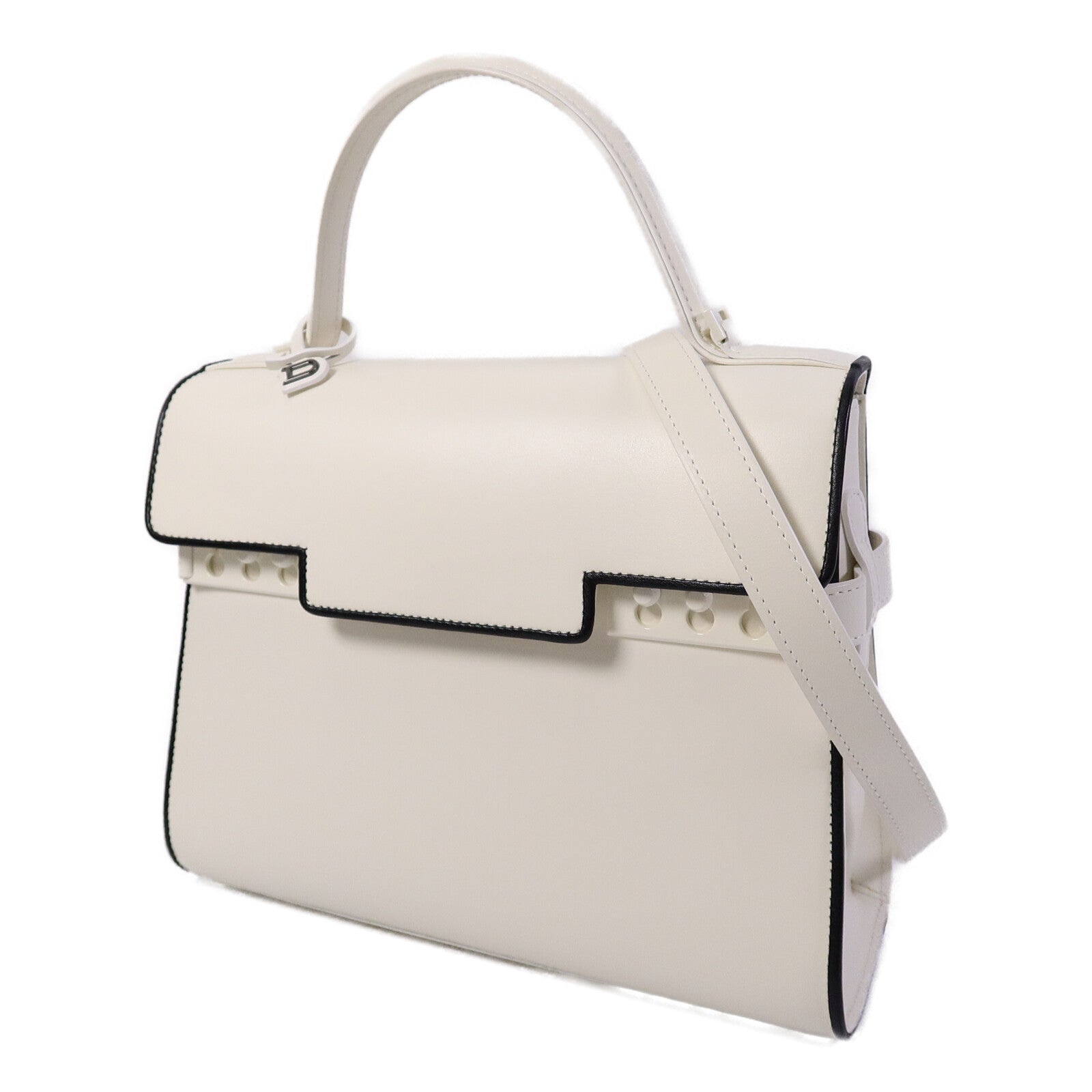 Delvaux 【激減優惠】牛皮皮革Tempete MM手挽肩背兩用袋