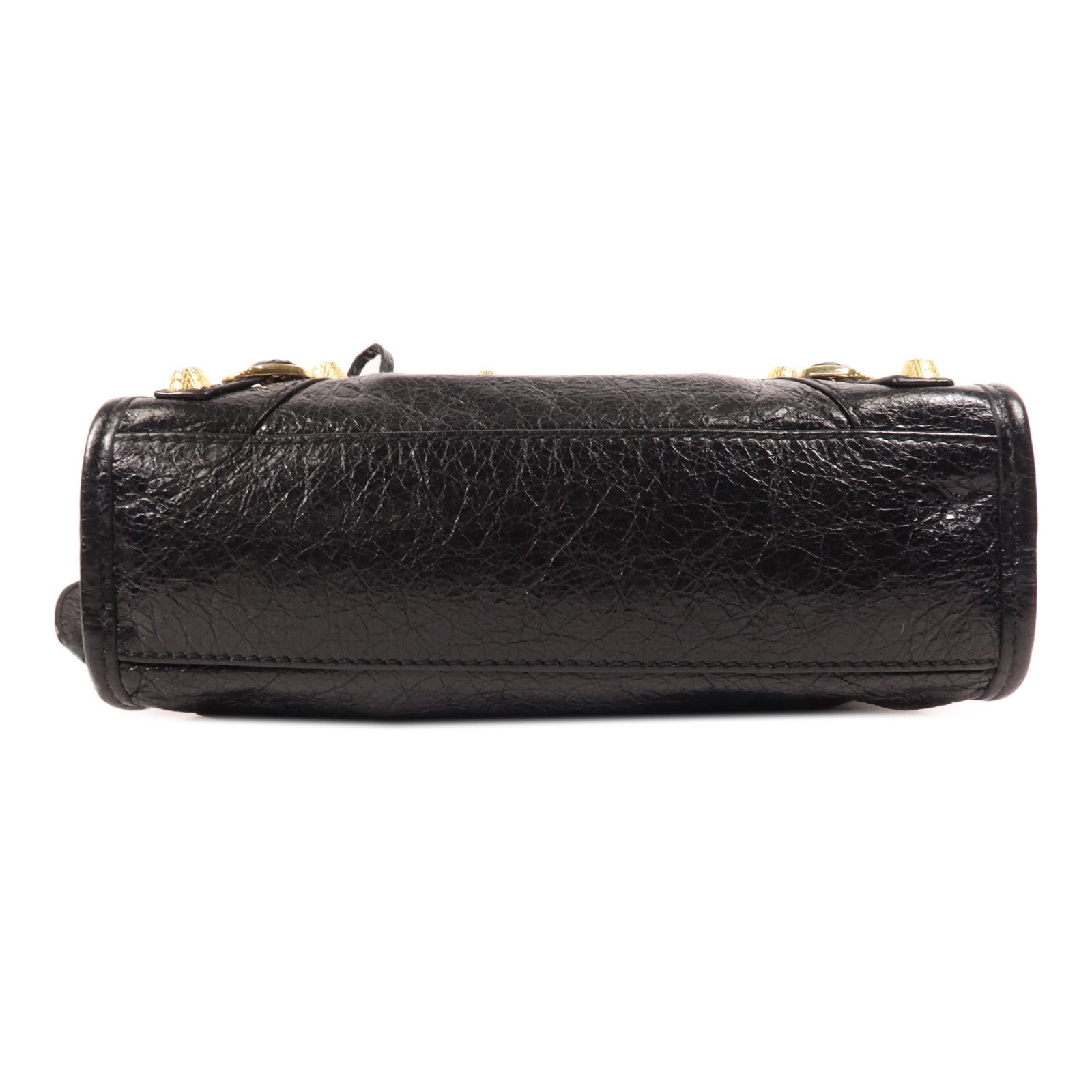 BALENCIAGA 牛皮皮革Mini City金扣手挽肩背兩用袋