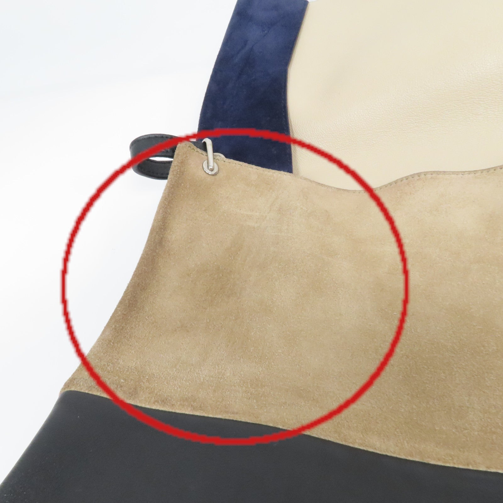 CELINE 麂皮皮革/牛皮皮革Shoulder Bag肩背袋黑色/藍色/杏色