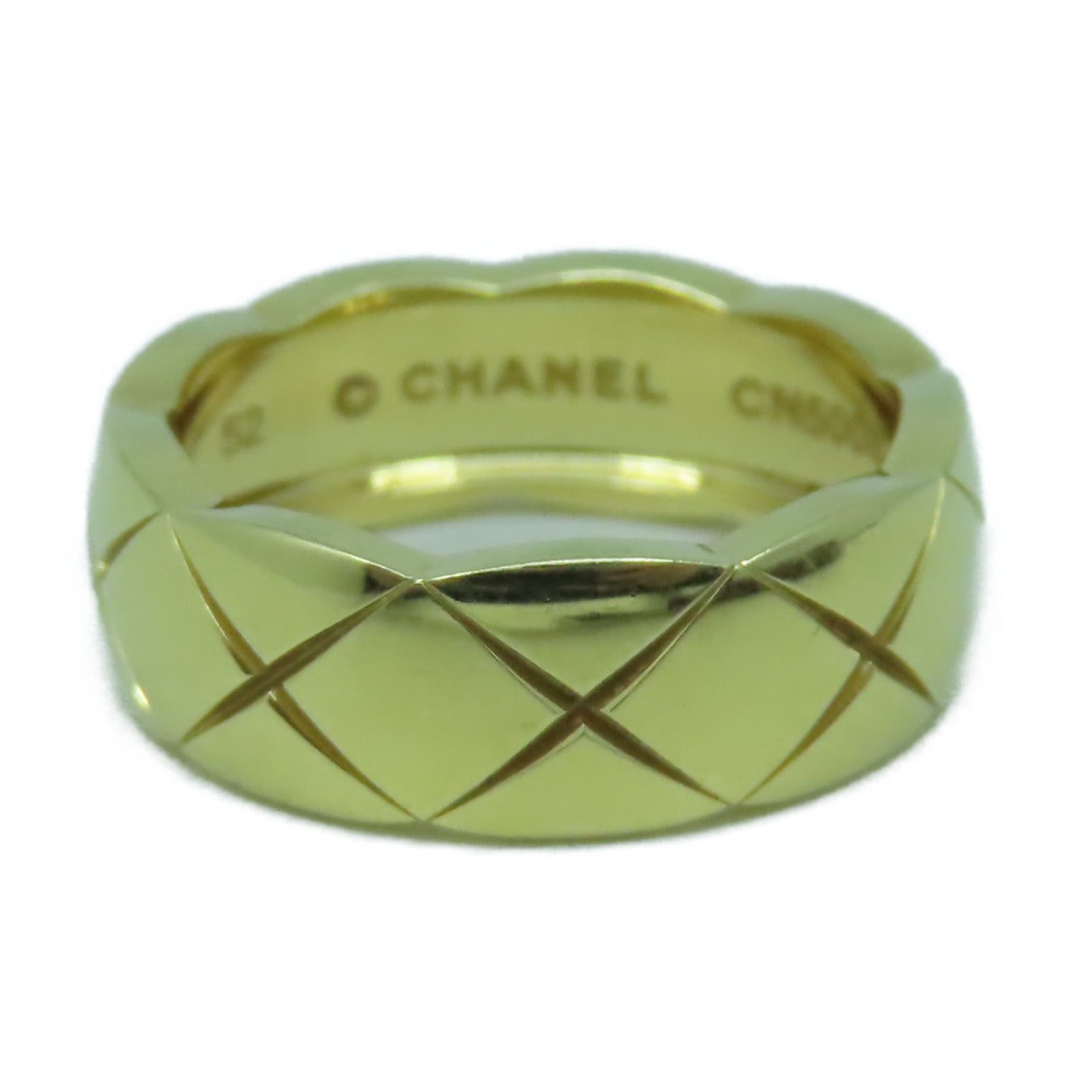 CHANEL 【激減優惠】18K黃金CoCo Crush戒指US#6金色
