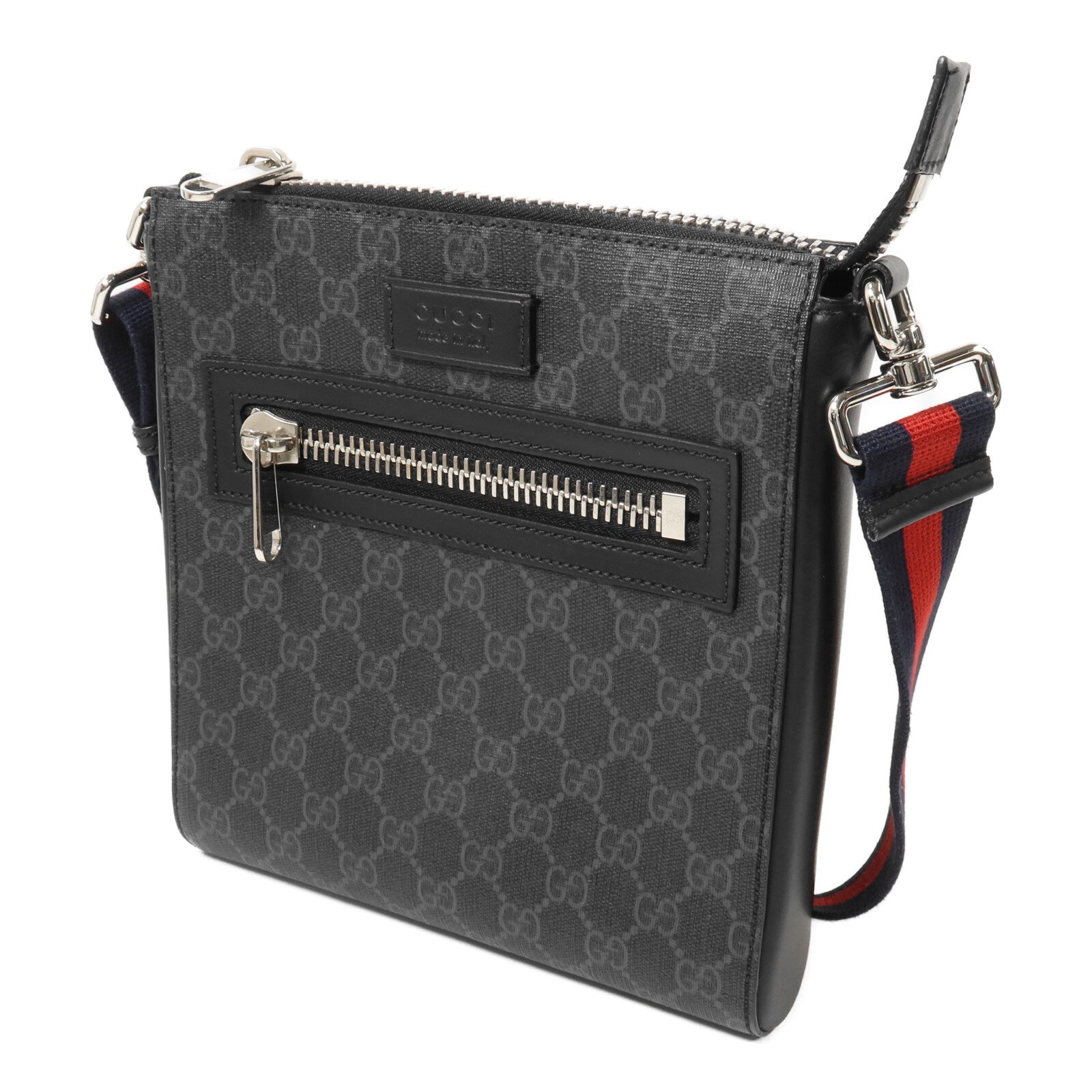 GUCCI 塗層帆布Messenger Bag肩背袋
