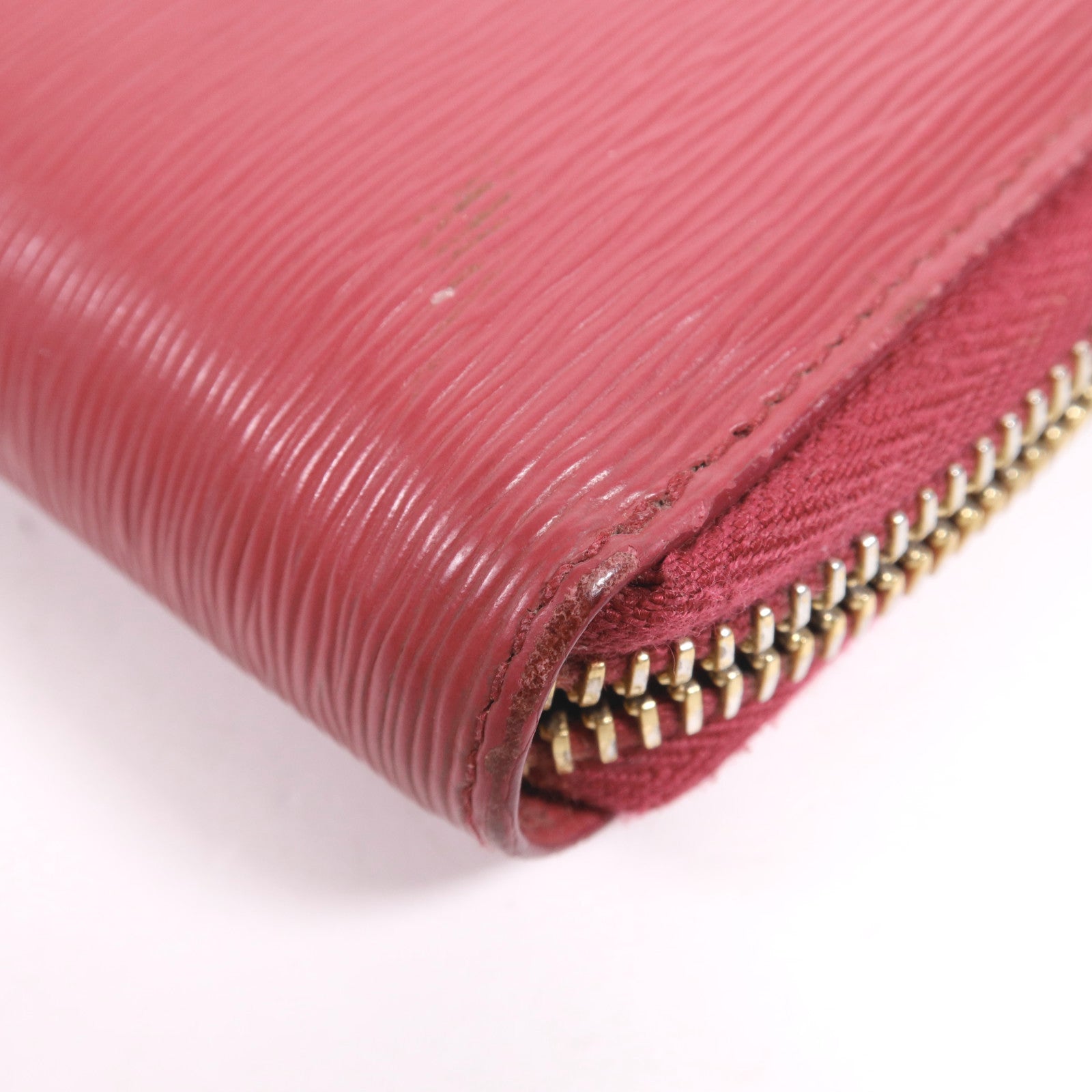 PRADA 牛皮皮革Zipper Long Wallet金扣長錢包