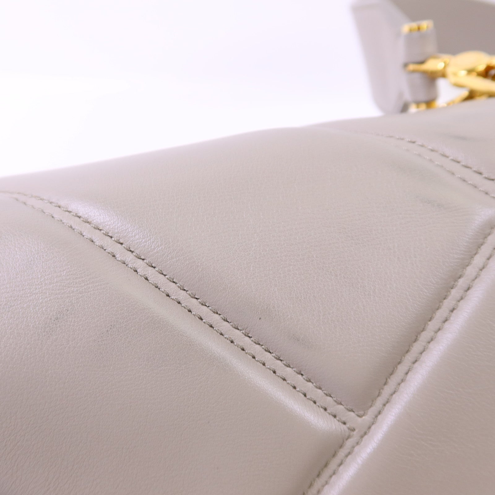 BVLGARI 牛皮皮革2 Way Shoulder Bag金扣手挽肩背兩用袋