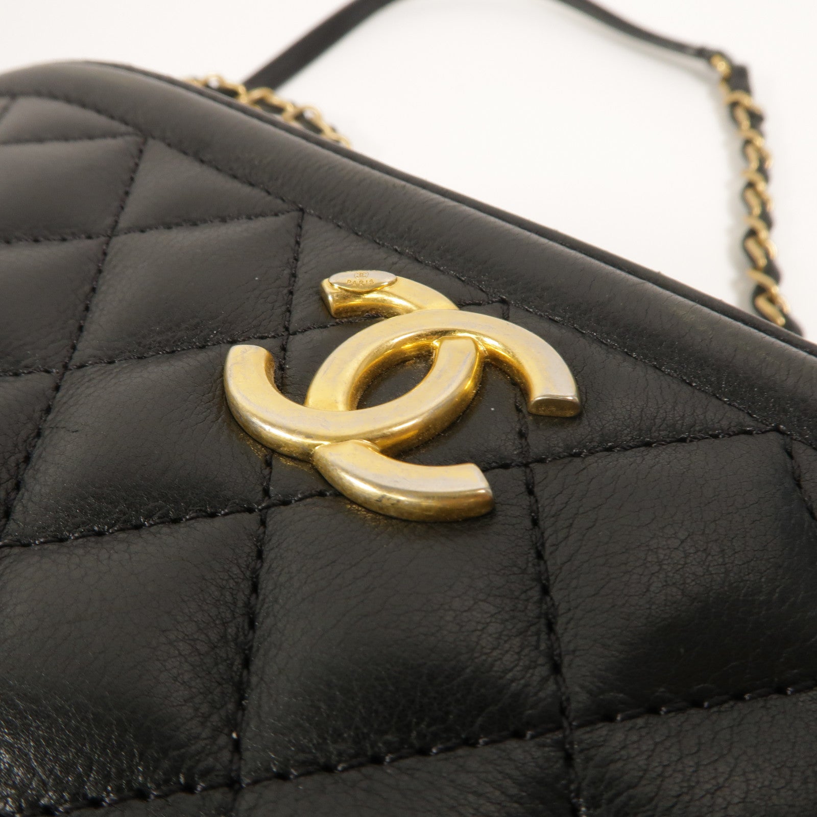 CHANEL 牛皮皮革Shoulder Bag鏈帶手挽肩背兩用袋