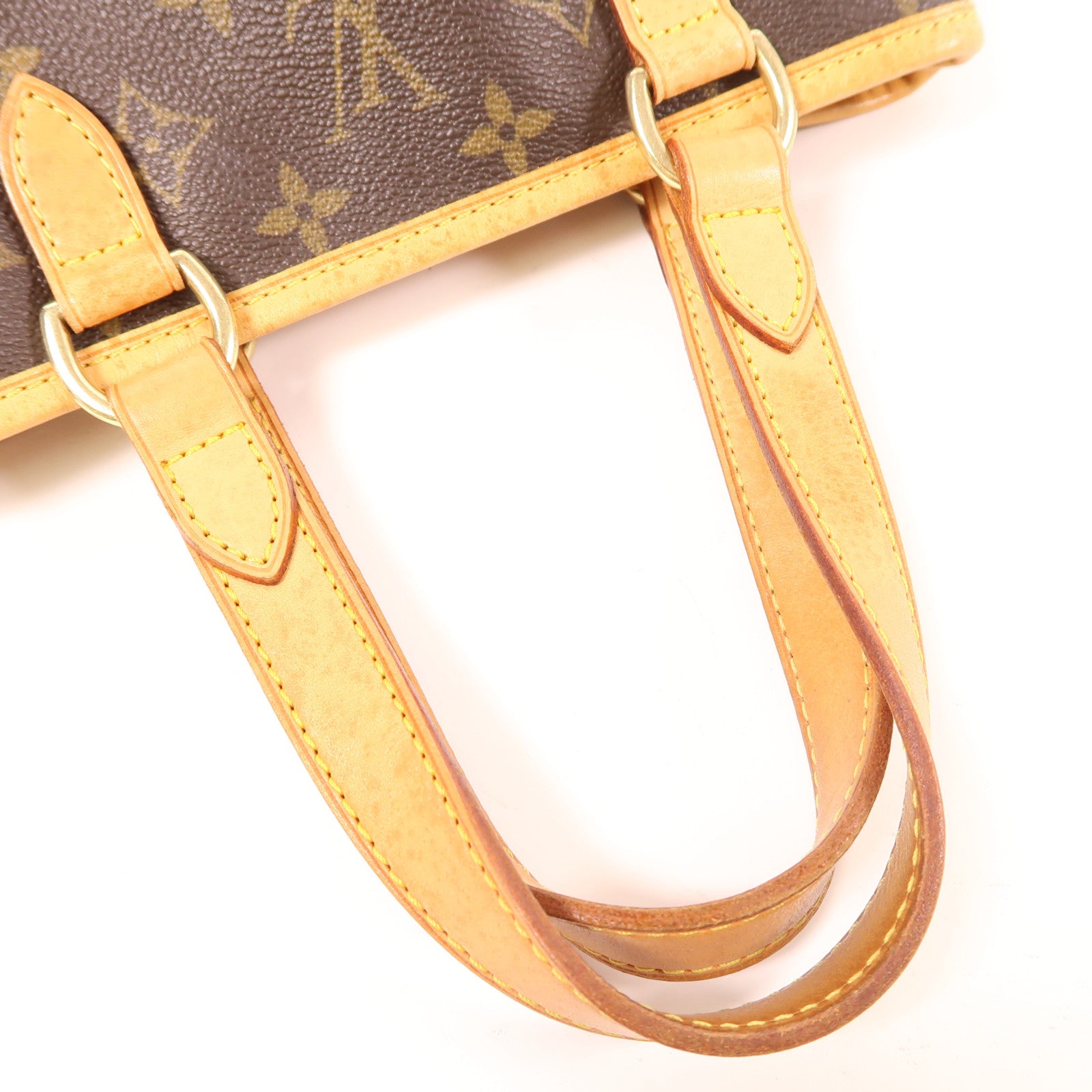 LOUIS VUITTON Monogram Batignolles金扣手挽袋