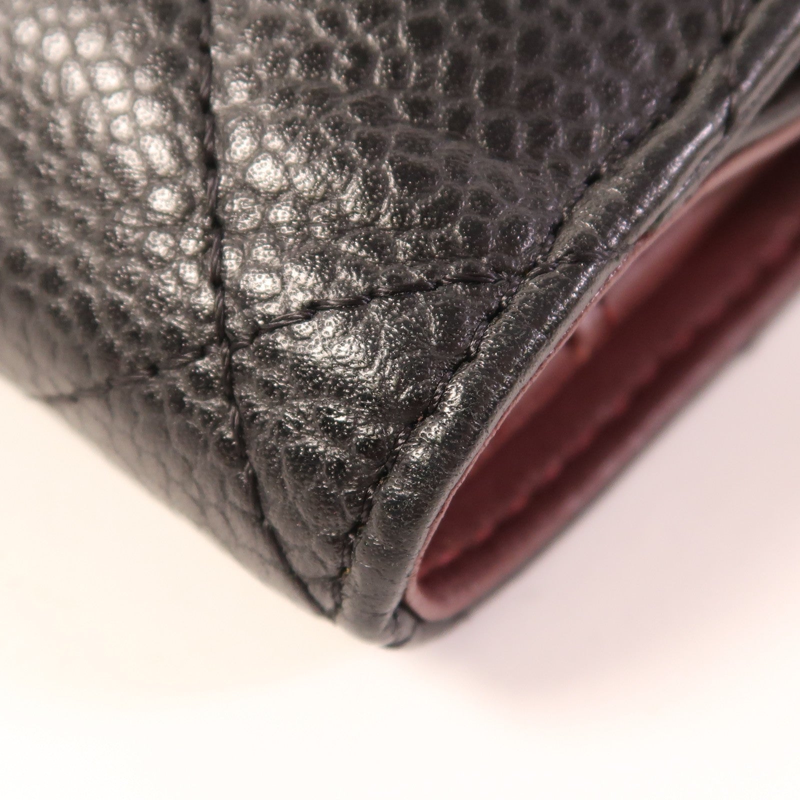 CHANEL 牛皮皮革Wallet金扣錢包