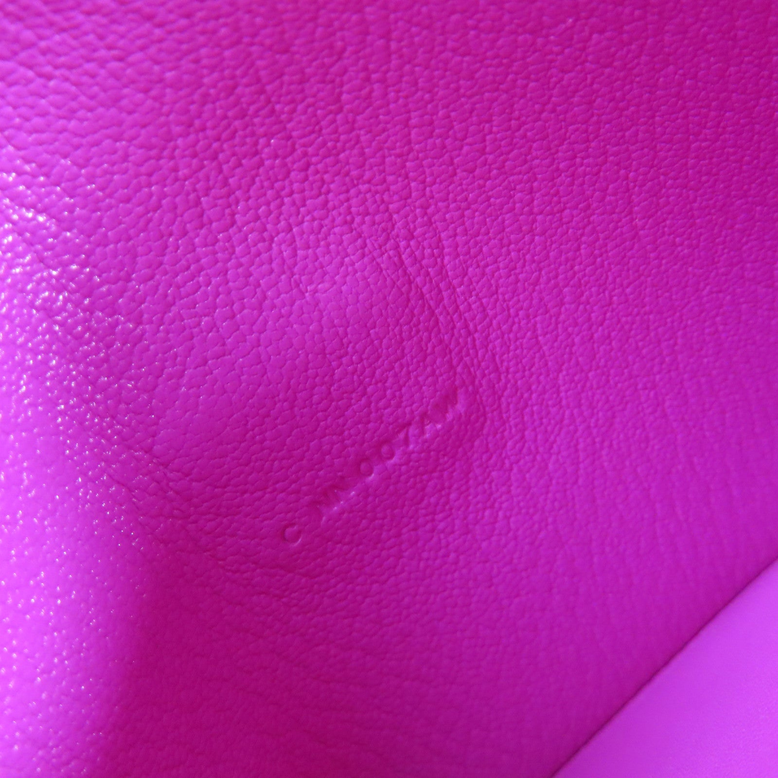 HERMES Chevre皮革Clic 16 Shoulder Bag銀扣肩背袋9I Magnolia/玉蘭紫色