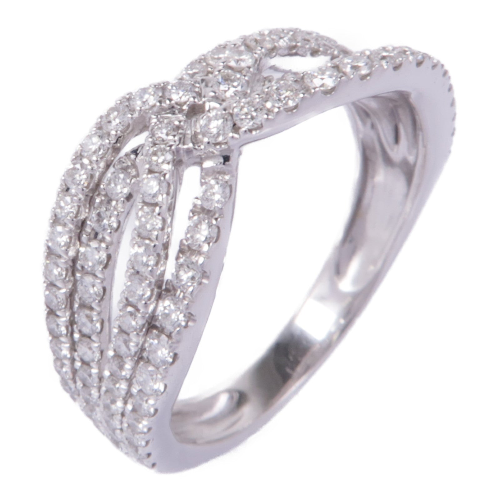 JEWELRY 【激減優惠】18K白金Diamond Ring鑽石戒指US#5.75